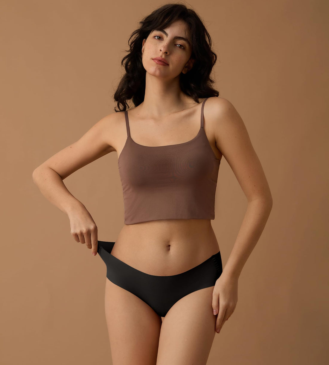 SHARICCA Womens Seamless Underwear No Show Hipster Panties Invisible Lightweight Nuage Bikinis Briefs Microfiber Pack