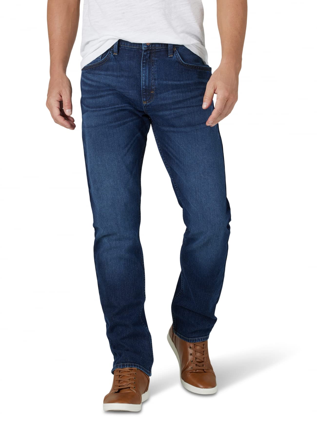Wrangler Authentics Mens Athletic Fit Stretch Jean