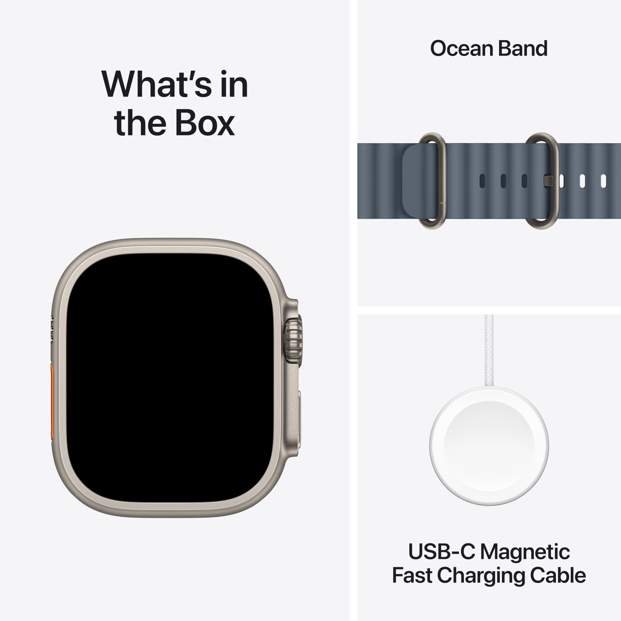 Apple Watch Ultra 3 [GPS + Cellular 49mm] Running & Multisport Smartwatch w/Rugged Titanium Case w/Black Ocean Band. Satellite Communications, Advanced Health & Fitness Tracking