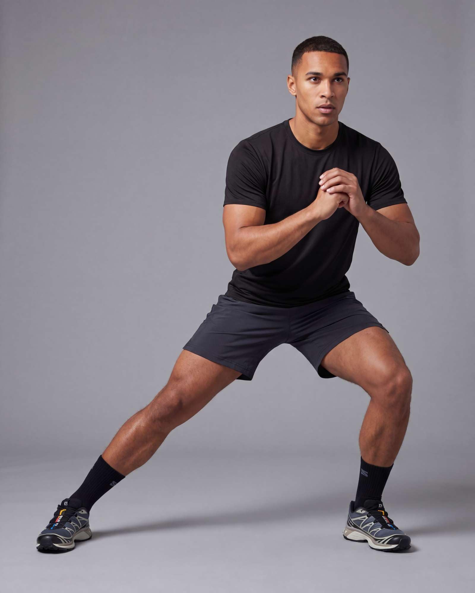 5 Pack Men's Dry Fit Short Sleeve Crew T Shirts Gym Tees Athletic Workout | Breeze Tech, Cooling Moisture Wicking Breathable, Soft Casual Workout, Running Hiking Exercise Soccer