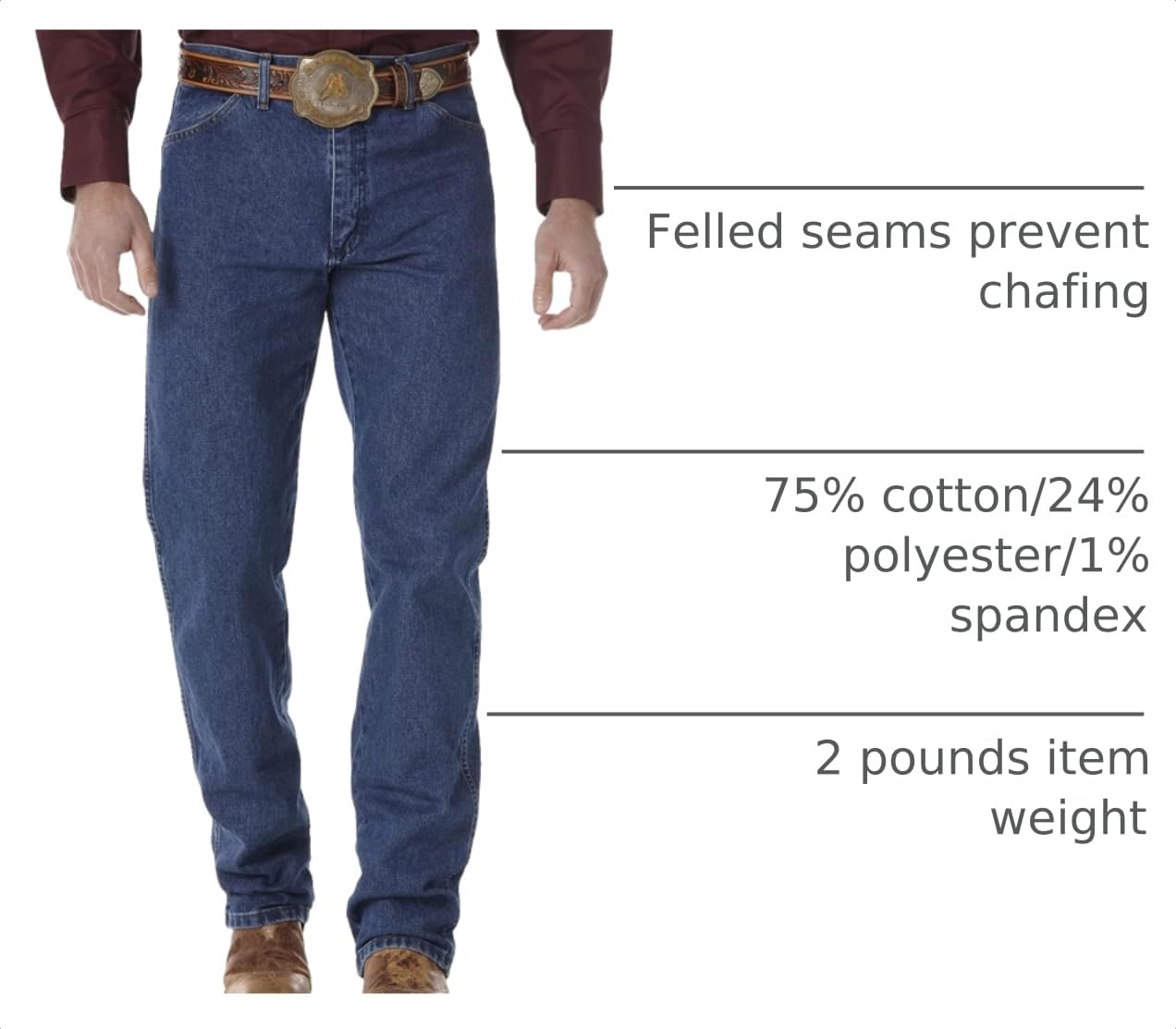 Wrangler Men's 13mwz Cowboy Cut Original Fit Jean