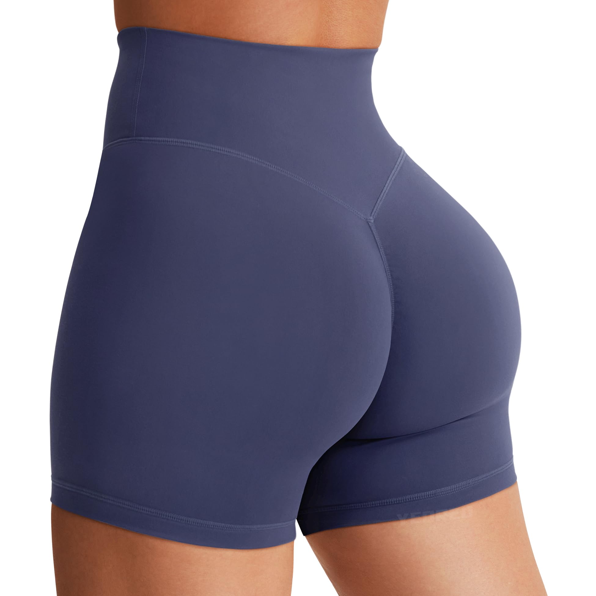 YEOREO SoftHue Women's Biker Shorts Workout Hidden Scrunch Gym Shorts | High Waist, Tummy Control, Buttery Soft, No Front Seam, Running Shorts, 3.6" /4.5" / 6"