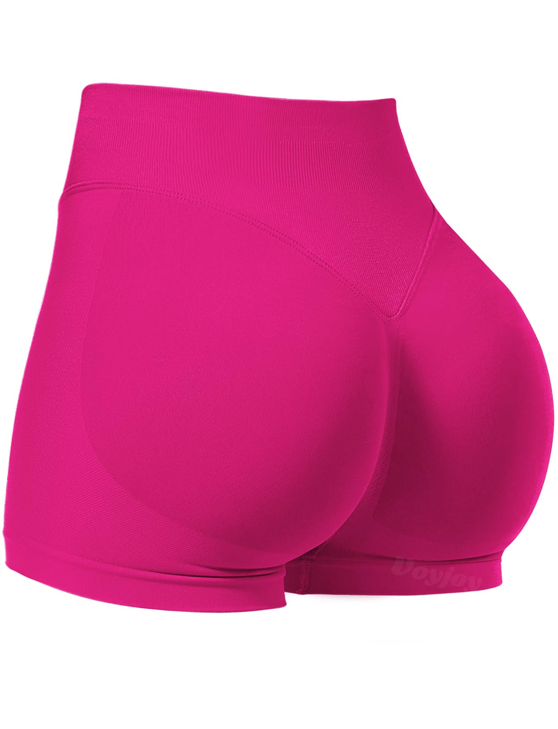 VOYJOY Women Workout Impact Shorts 2.5"/ 3.6"/ 4.5"/ 6" Scrunch Butt Booty | Tummy Control, High Waisted, Bike Short, Gentle Compression, for Women