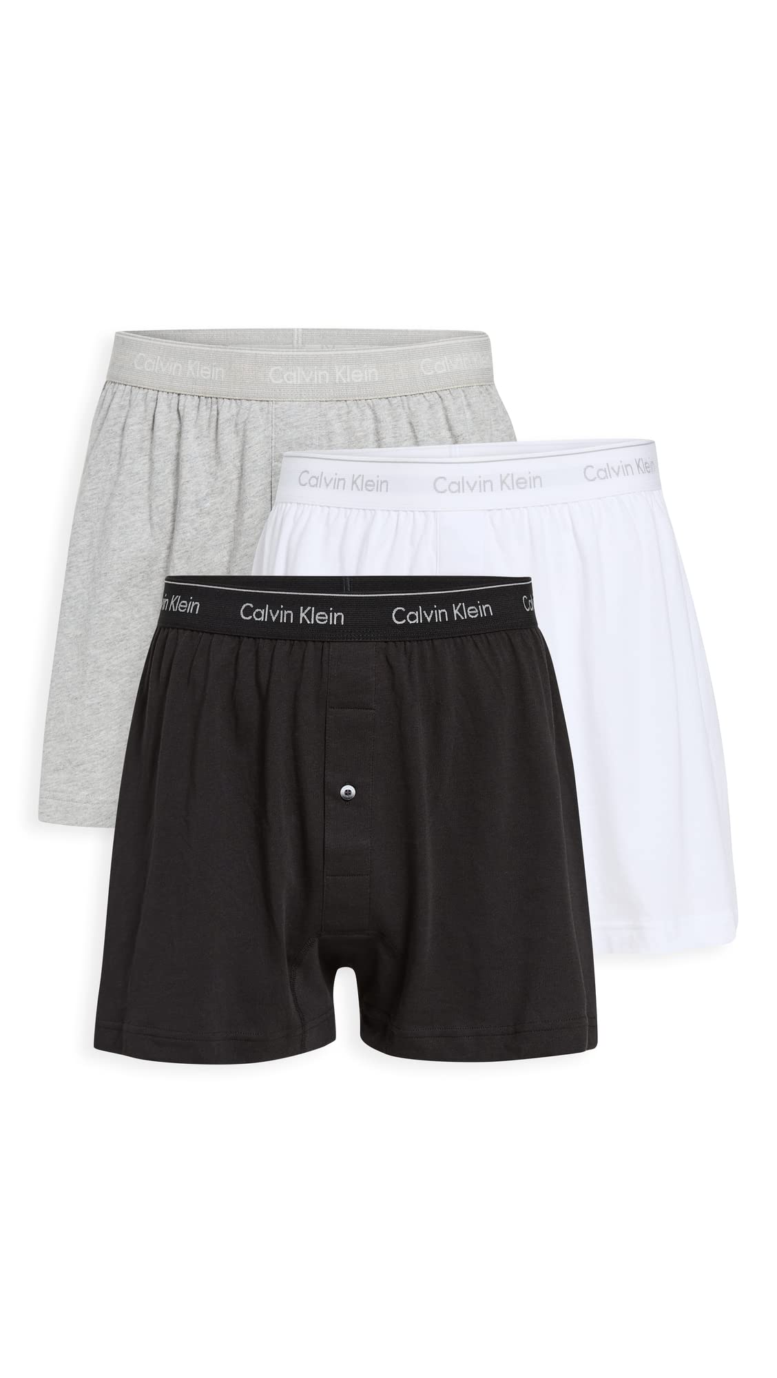 Calvin Klein Men's Cotton Classics 3-Pack Knit Boxer
