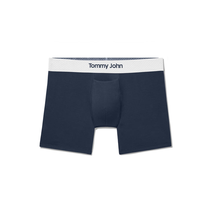 Tommy John Men's Trunk 4” Underwear, Second Skin Boxers with Supportive Contour Pouch, Soft, Breathable Stretch Fabric Boxers