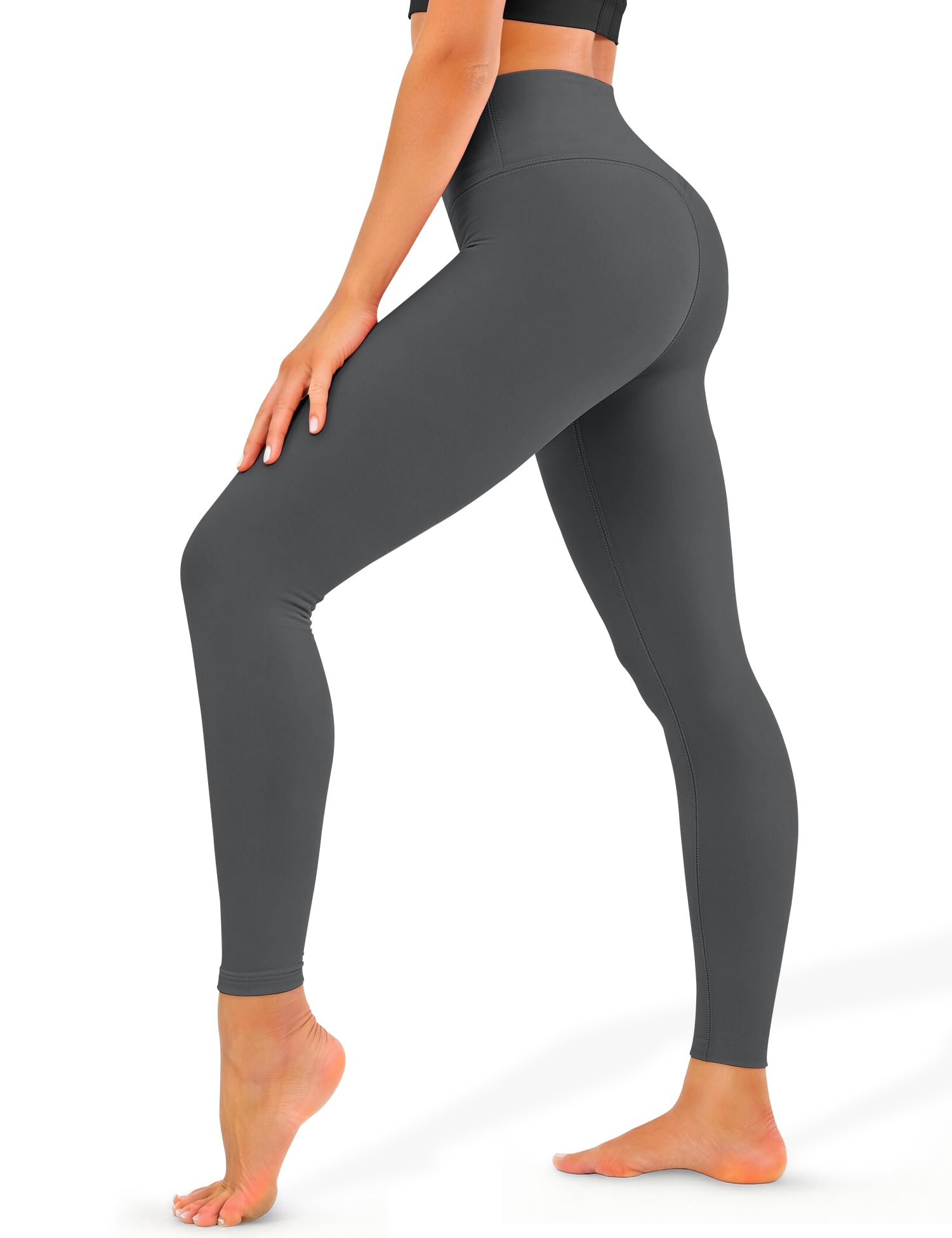 High Waisted Leggings for Women, Tummy Control Yoga Pants Non See Through Buttery Soft for Workout Athletic