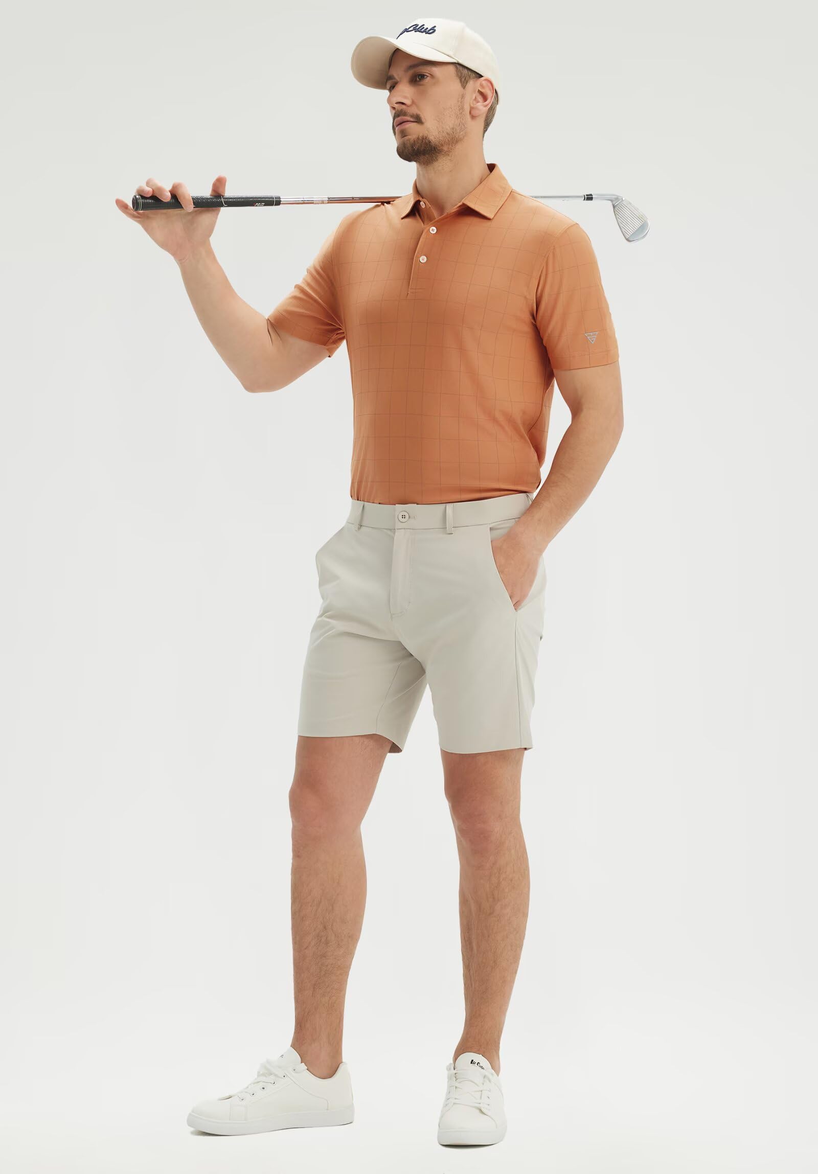 M MAELREG Men's Golf Shirts Short Sleeve Lightweight Performance Moisture Wicking Dry Fit Casual UPF 30+ Polo Shirts for Men