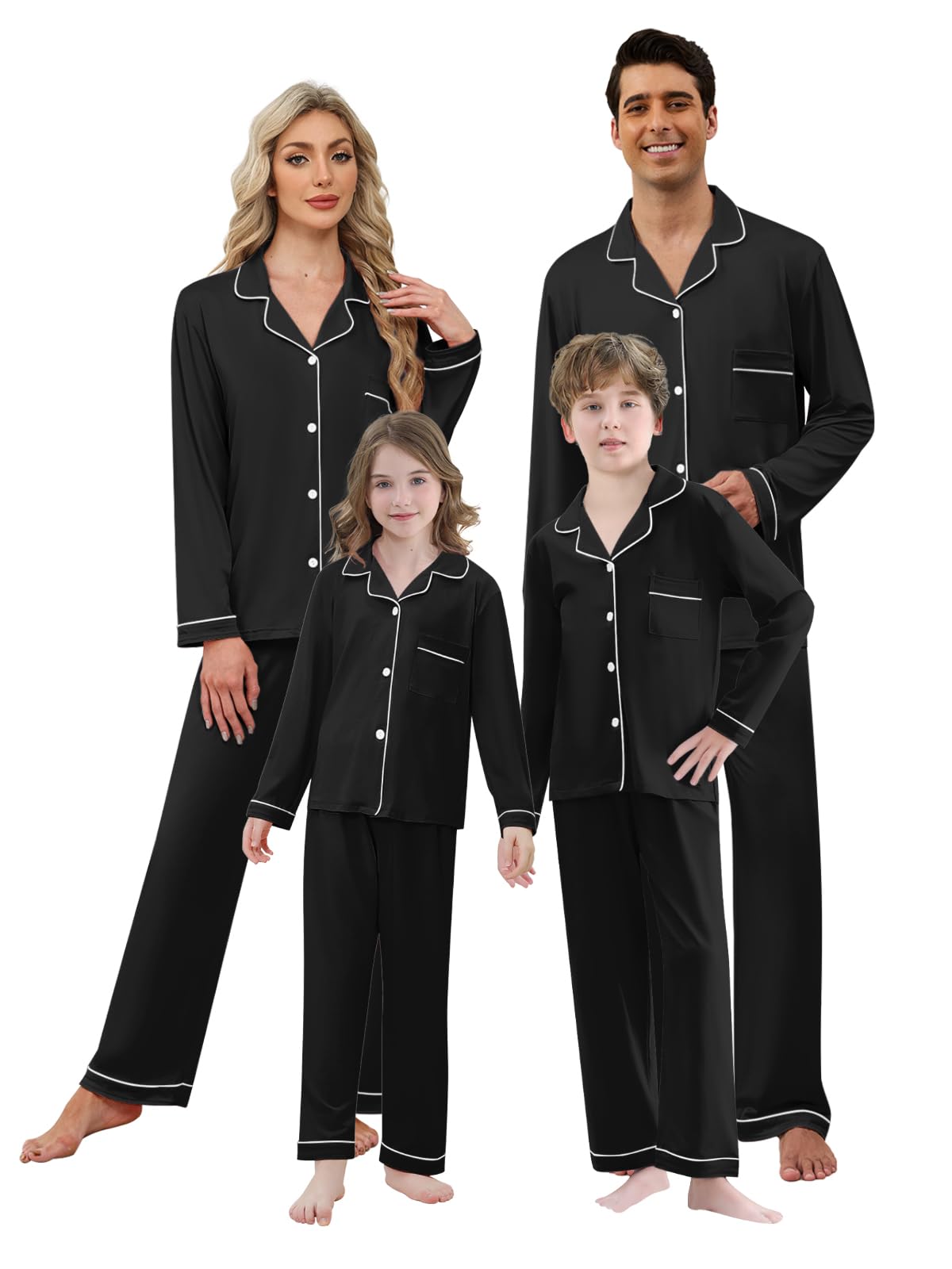 Umeyda Christmas Family Matching Pajamas Festival Sleepwear for Adults Kids