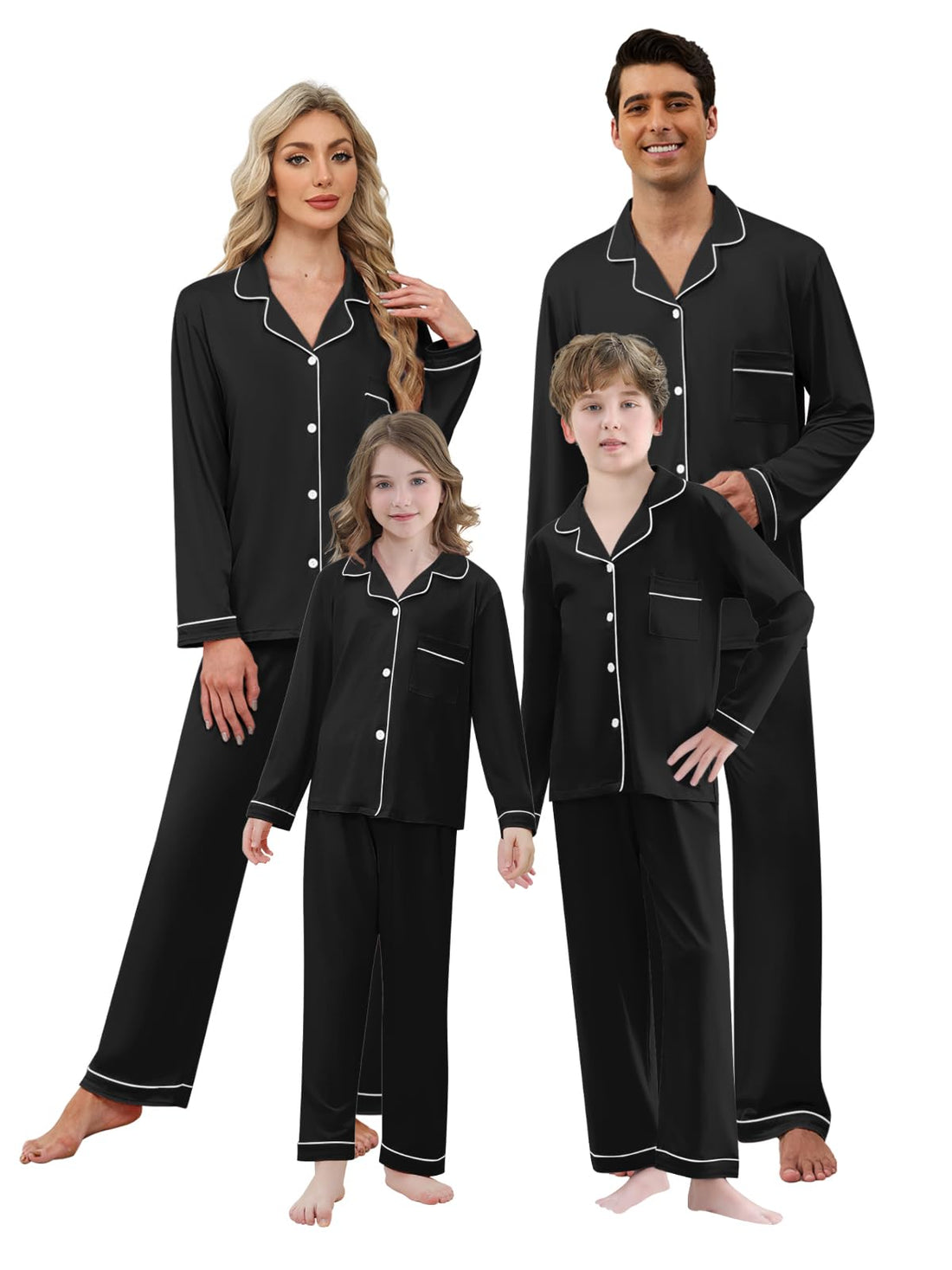 Umeyda Christmas Family Matching Pajamas Festival Sleepwear for Adults Kids