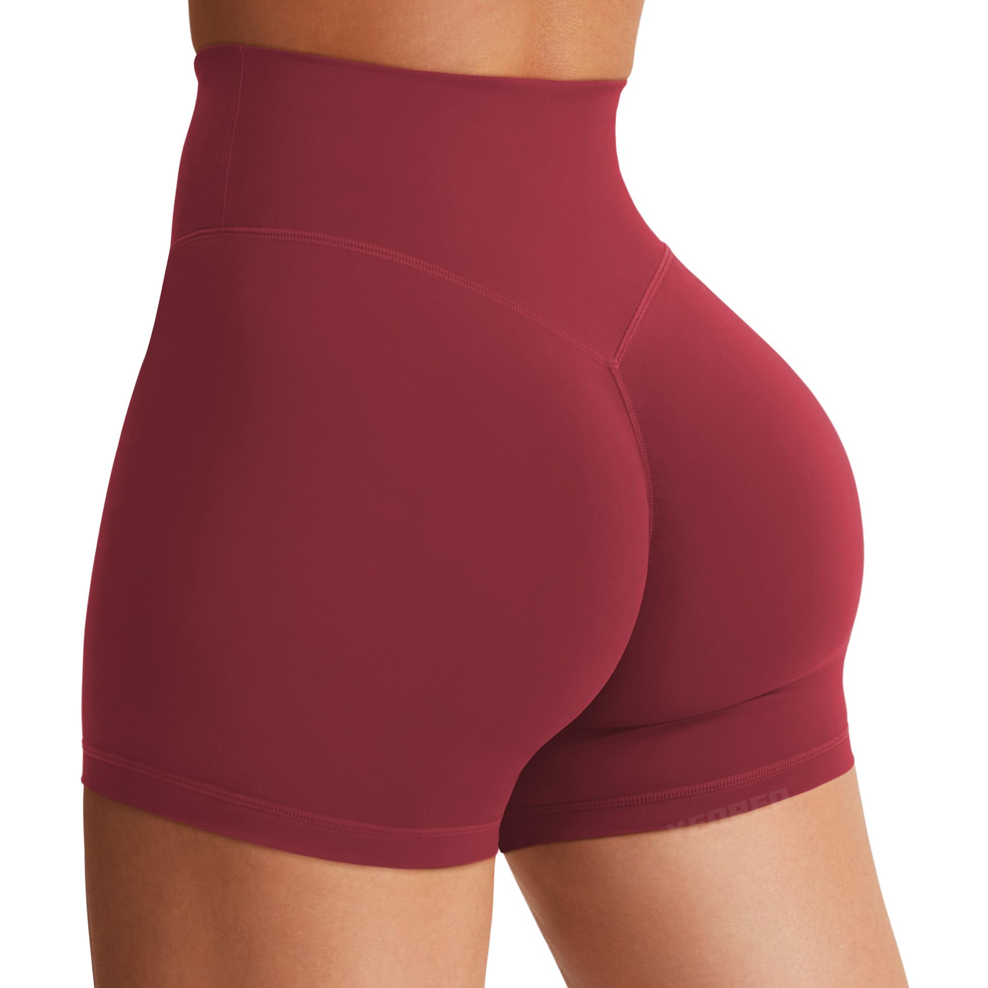 YEOREO SoftHue Women's Biker Shorts Workout Hidden Scrunch Gym Shorts | High Waist, Tummy Control, Buttery Soft, No Front Seam, Running Shorts, 3.6" /4.5" / 6"