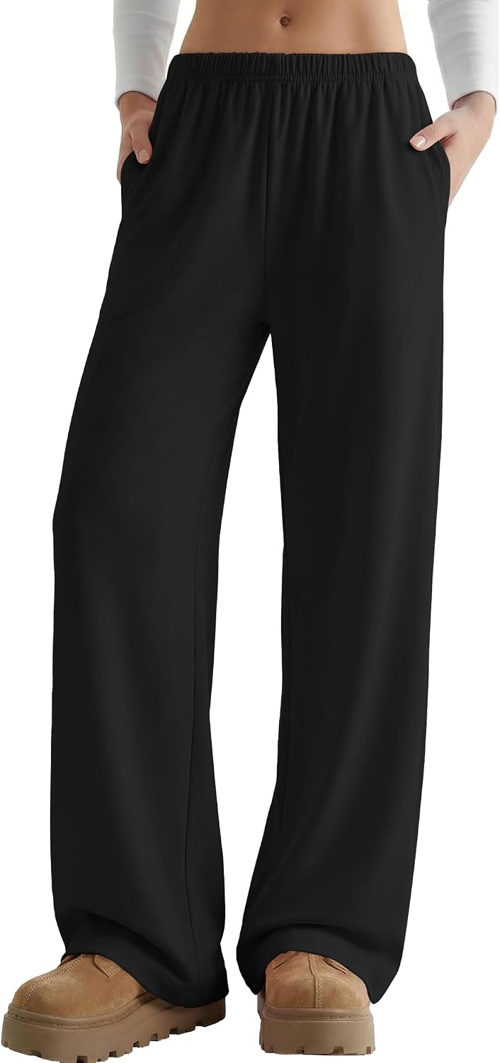 Ekouaer Womens Pajama Pants 2026 Lounge Pj Bottoms Wide Leg Sleep Pant