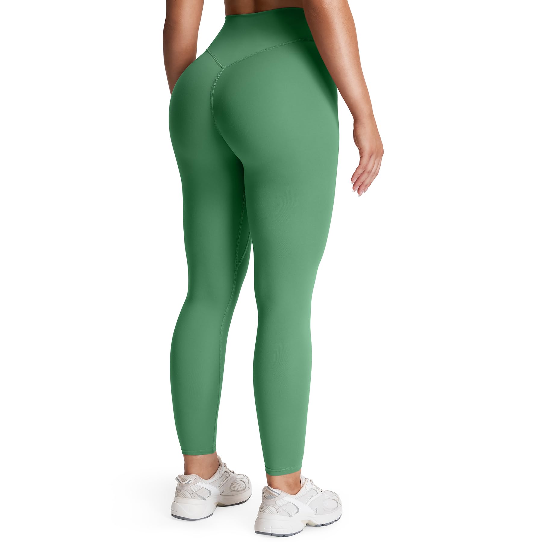 Aoxjox High Waisted Workout Leggings for Women Tummy Control Buttery Soft Yoga Metamorph Deep V Pants 26"