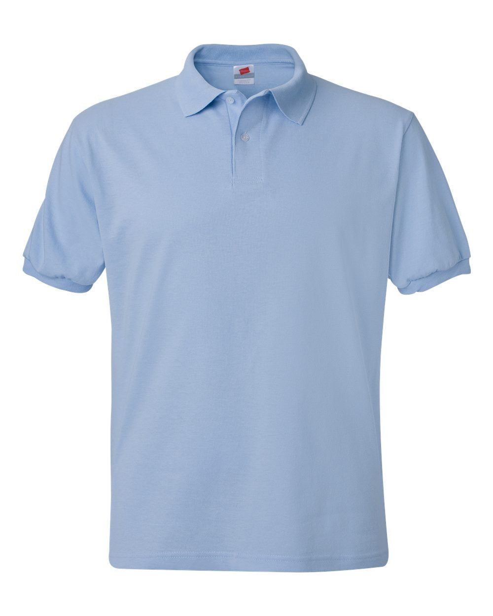Hanes Mens EcoSmart Jersey Polo Shirt, Short-Sleeve Shirts for Men, T-Shirt, 2-Pack