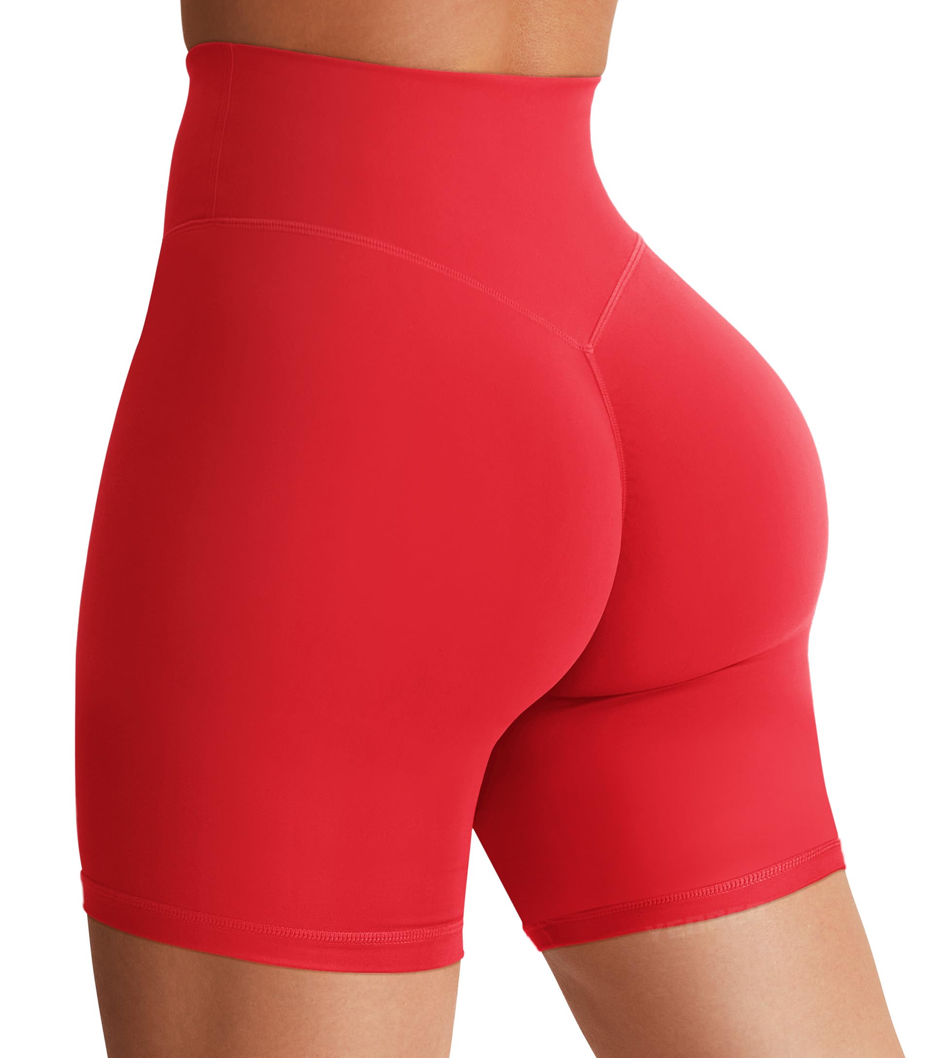 YEOREO SoftHue Women's Biker Shorts Workout Hidden Scrunch Gym Shorts | High Waist, Tummy Control, Buttery Soft, No Front Seam, Running Shorts, 3.6" /4.5" / 6"