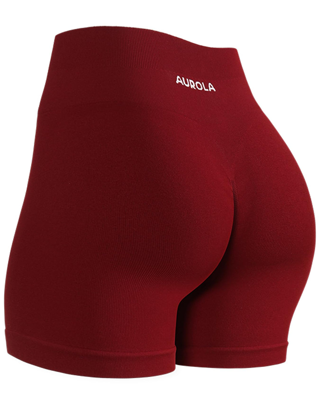 AUROLA Power Workout Shorts for Women Tummy Control Squat Proof Ribbed Thick Seamless Scrunch Active Short