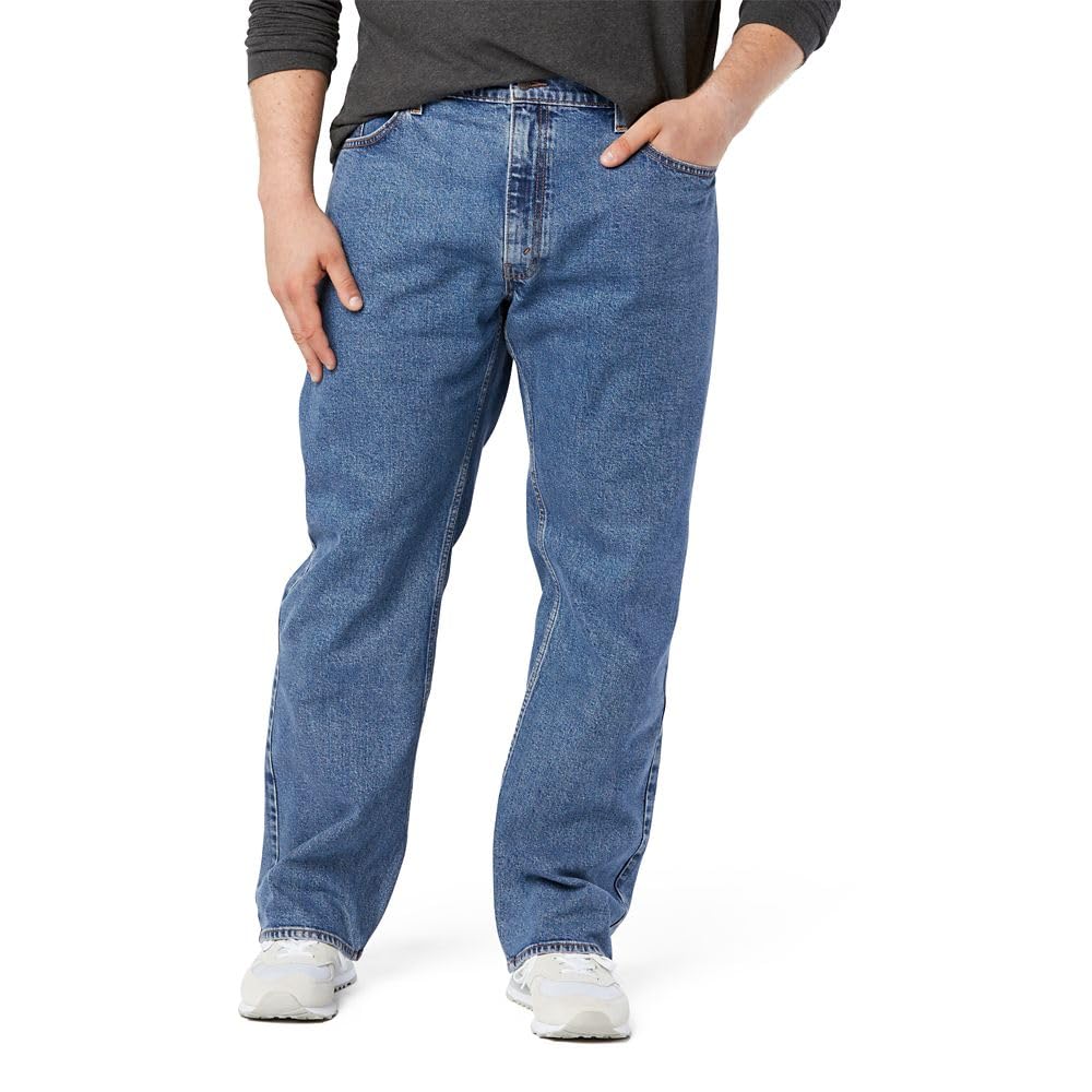 Levi Strauss Signature Gold Mens Relaxed Fit Flex Jeans (Available in Big & Tall)