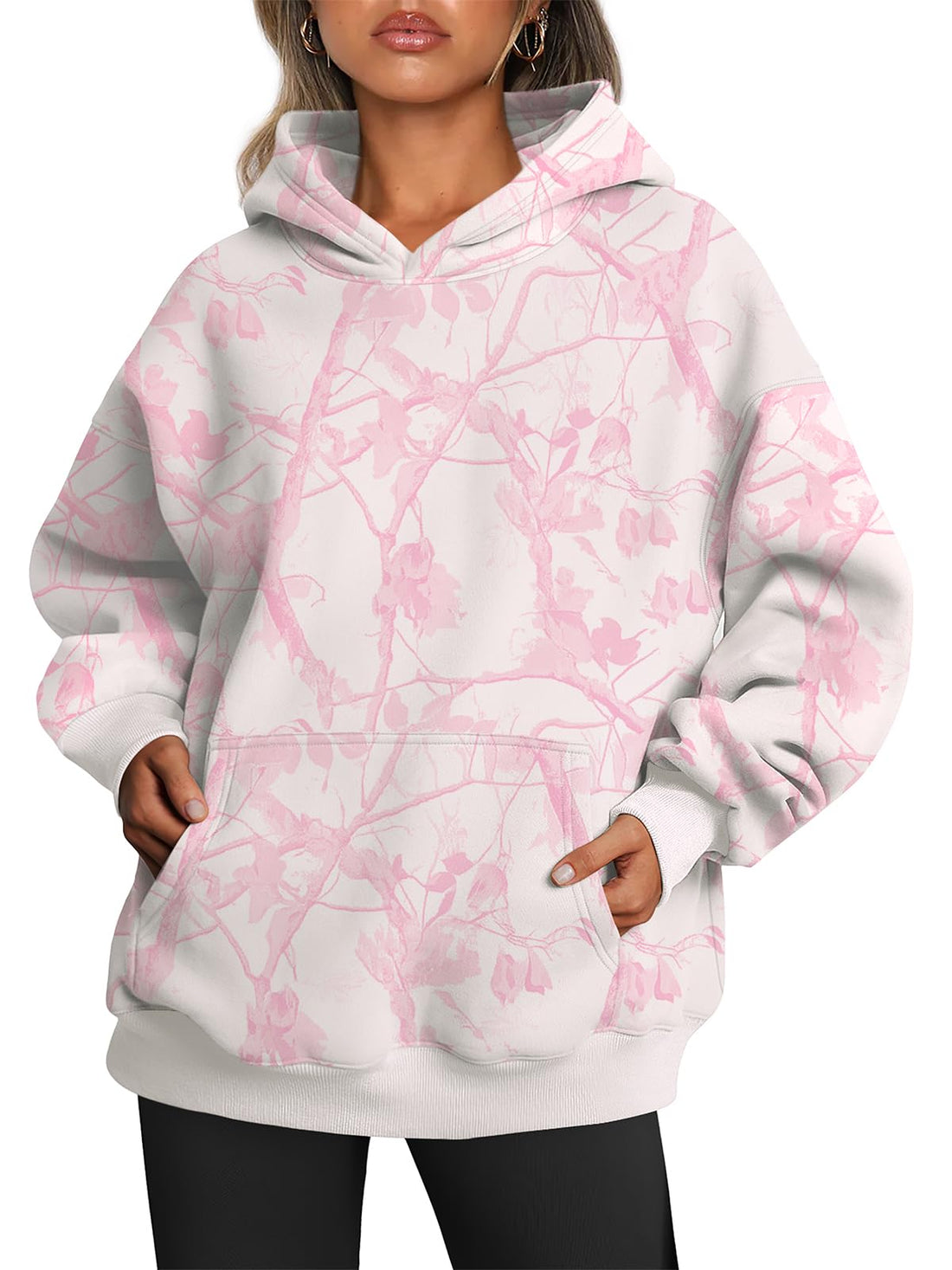 Trendy Queen Women Oversized Hoodies Fall Outfits | Gentle Skin Feel, Aesthetic Drop Shoulder, Large Kangaroo Pocket, Seamless Daily Outfit Match