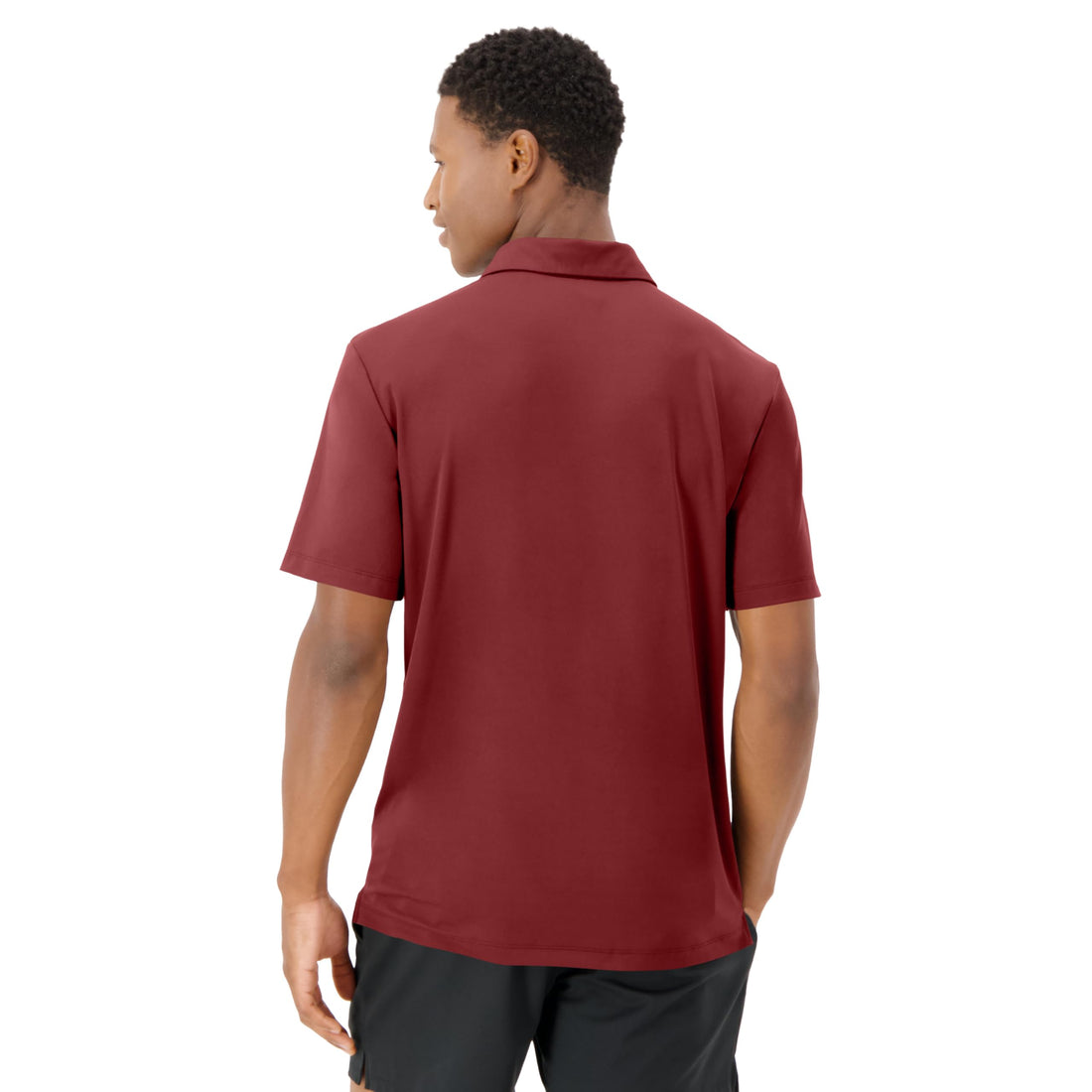 Hanes Men's Moves Performance Polo, Short Sleeve Polo Shirt for Men, Moisture-Wicking