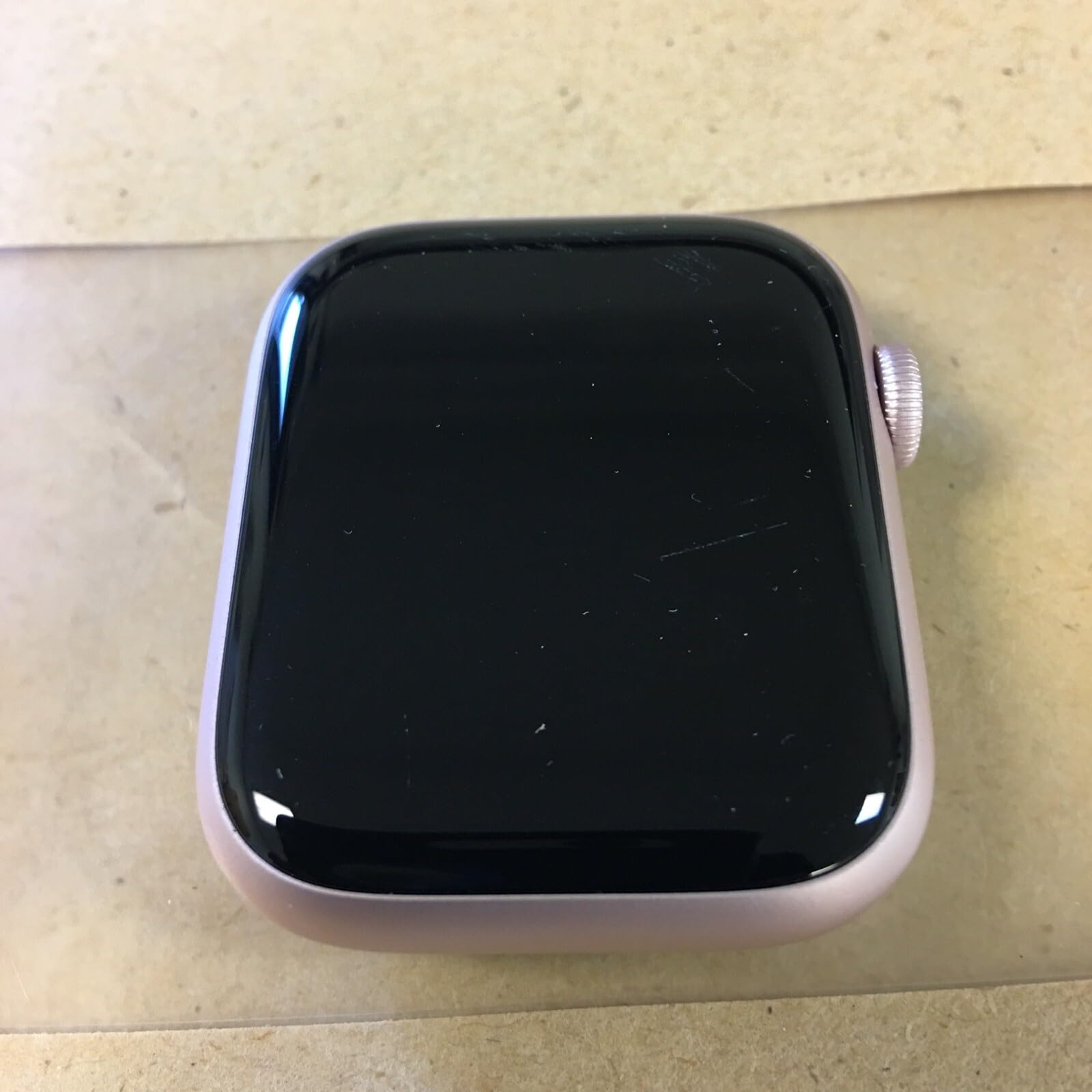 Apple Watch Series 9 [GPS 45mm] Midnight Aluminum Case with Midnight Sport Band M/L (Renewed)