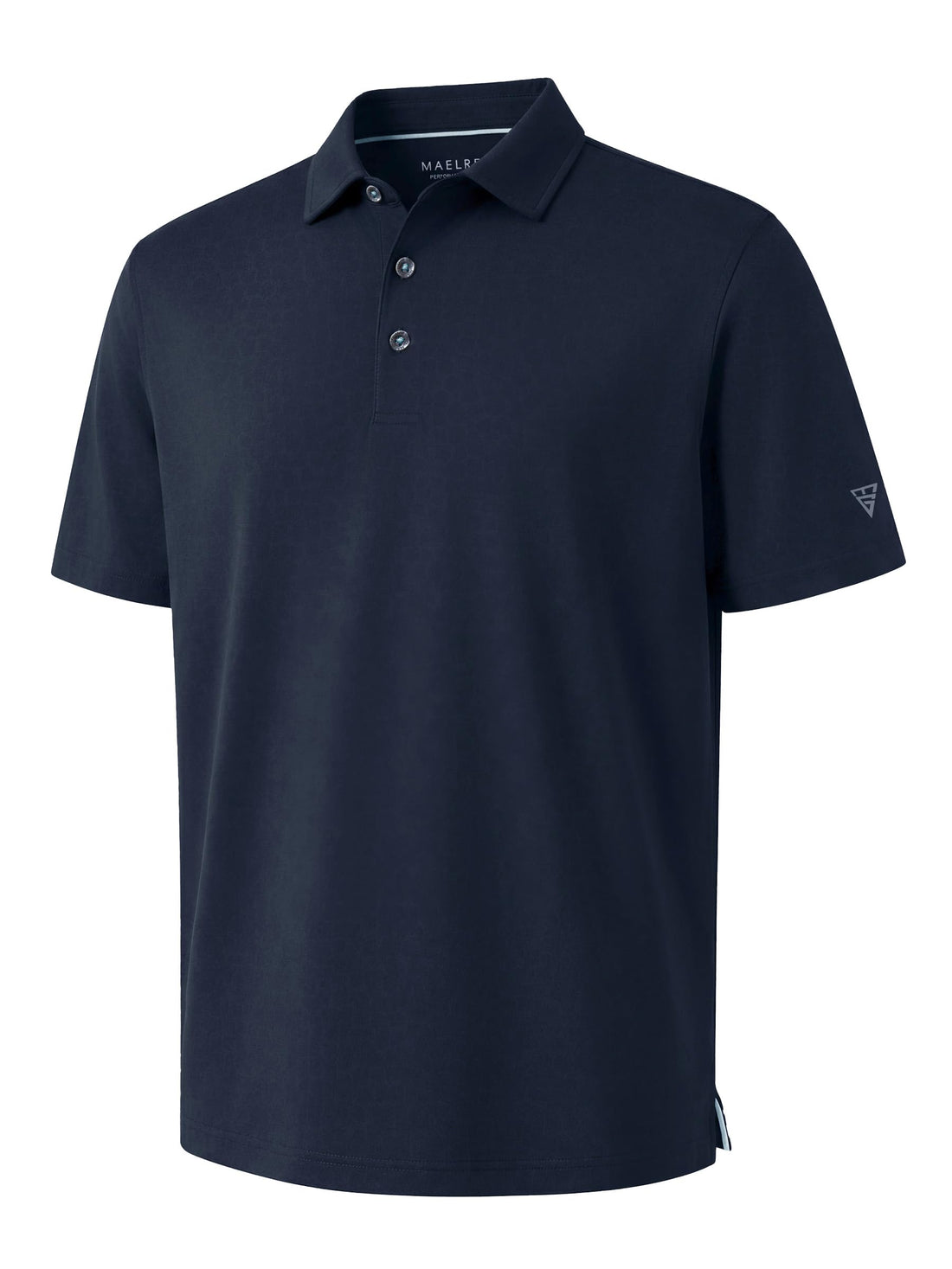 Mens Polo Shirts Short Sleeve Jacquard Casual Nylon Blend Solid Stylish Dry Fit Performance Collared Golf Polo Shirts for Men