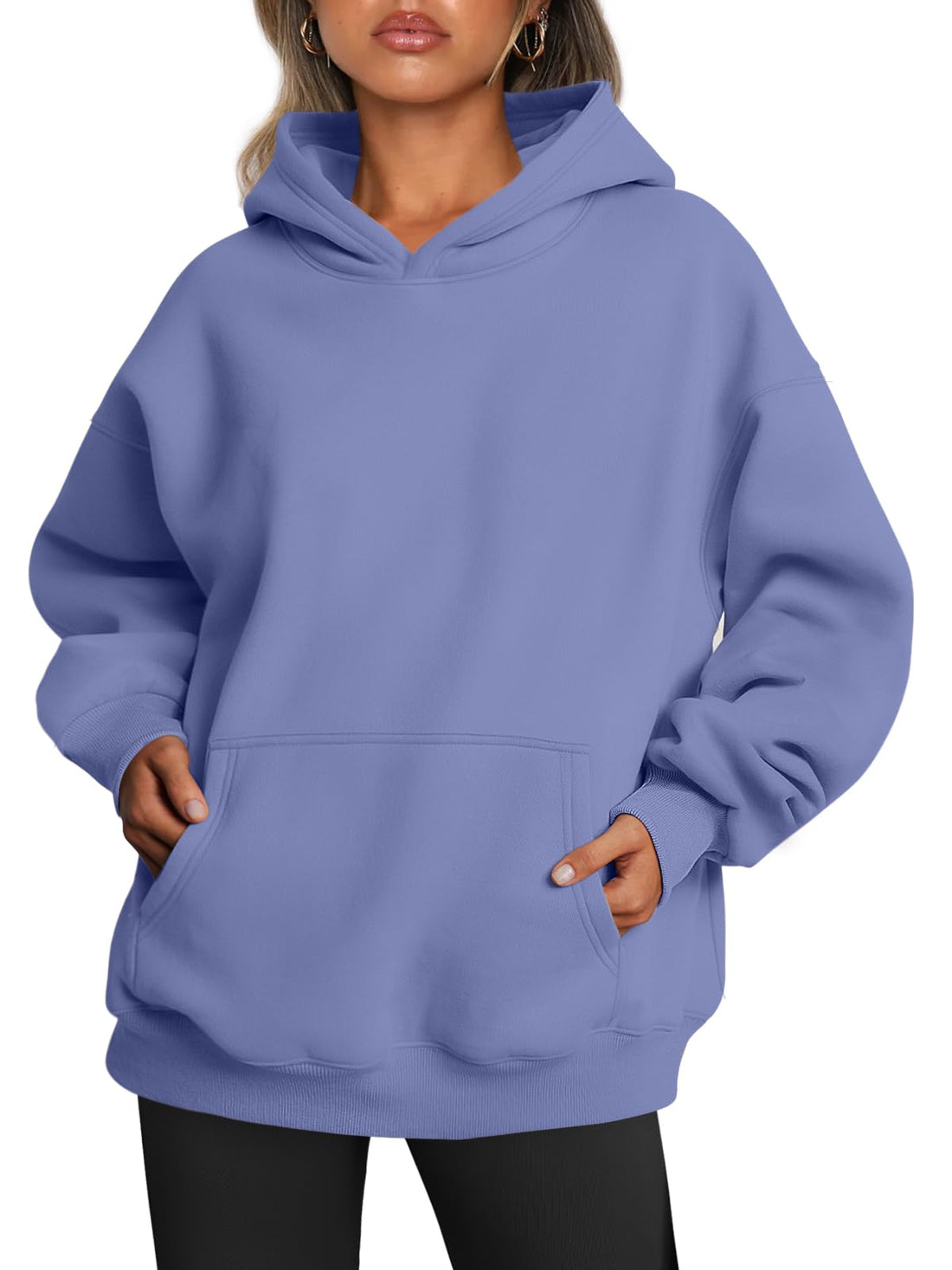 Trendy Queen Women Oversized Hoodies Fall Outfits | Gentle Skin Feel, Aesthetic Drop Shoulder, Large Kangaroo Pocket, Seamless Daily Outfit Match