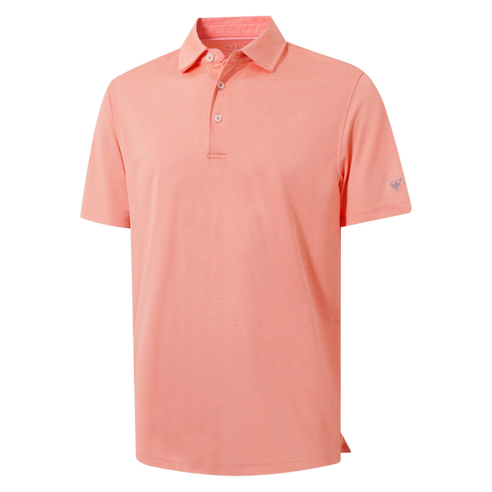M MAELREG Men‘s Golf Shirts Short Sleeve Ultra-Light Soft Performance Quick Dry Athletic with UPF 30+ Polo Shirts for Men