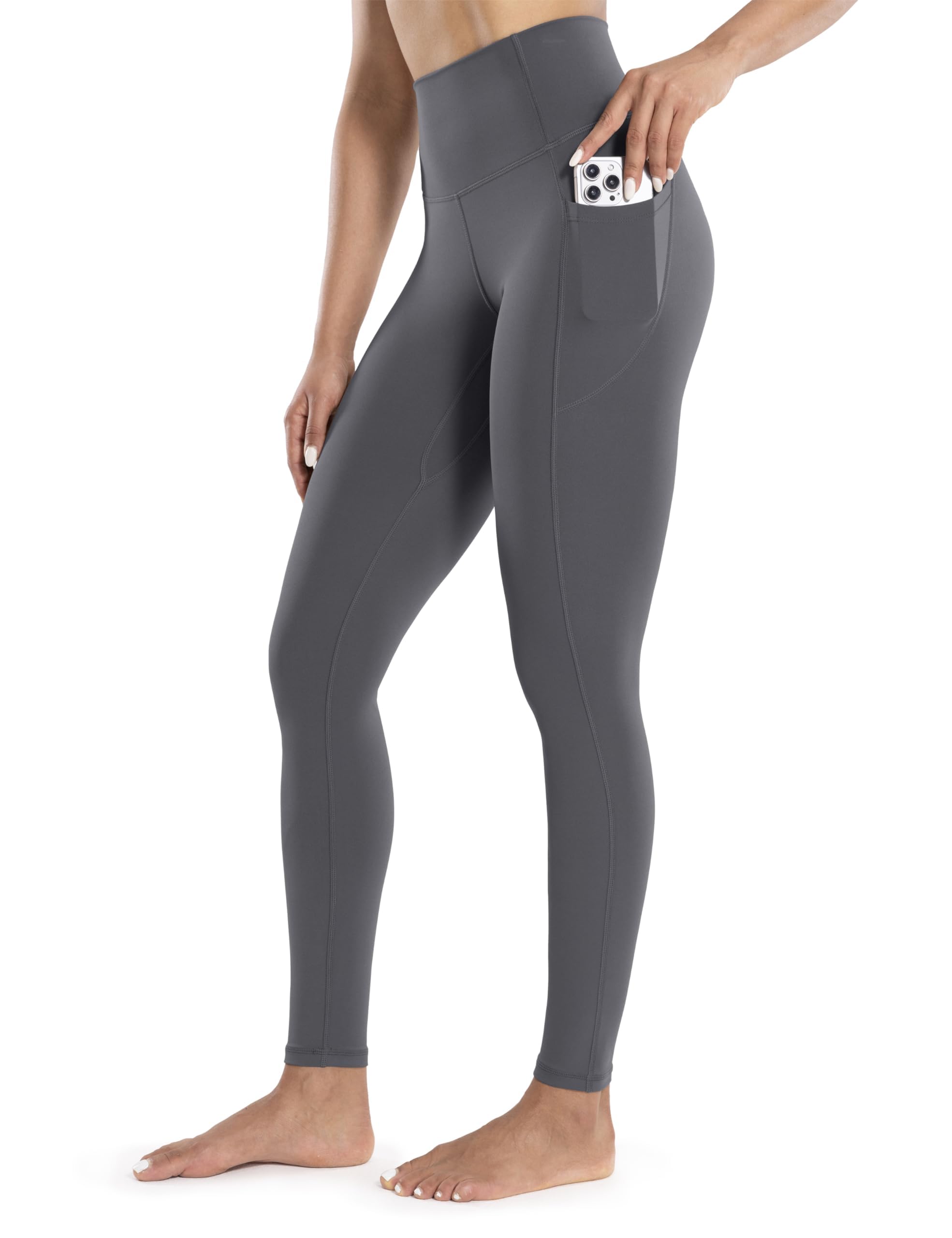 ENERBLOOM Workout Leggings with Pockets for Women High Waist 25"/28"
