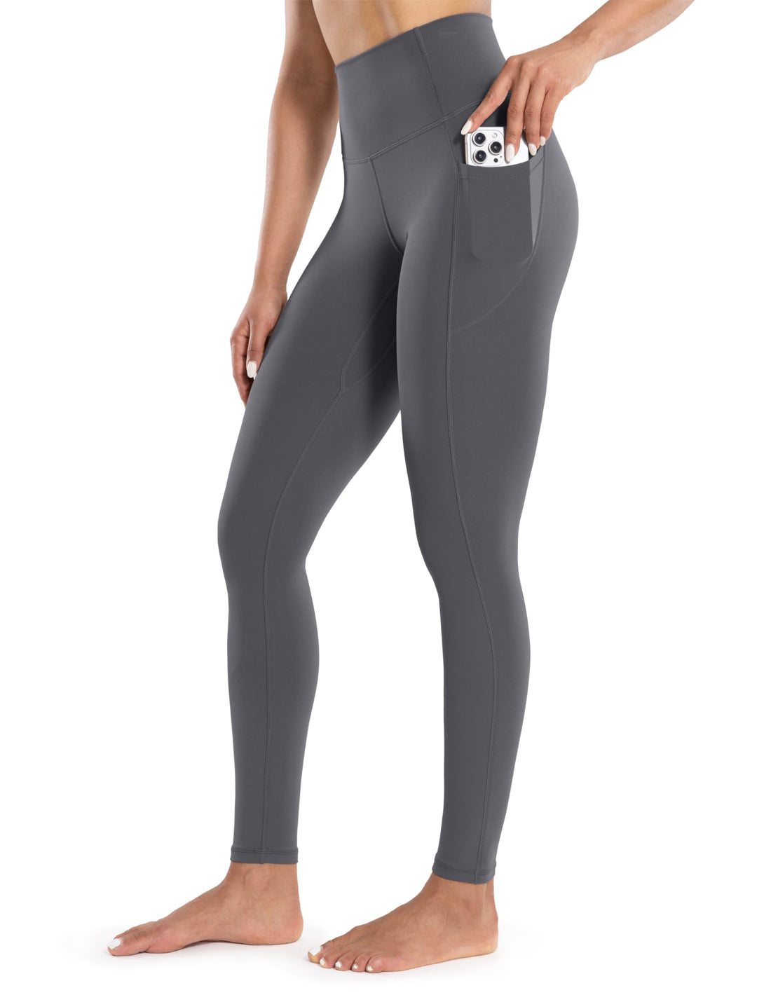ENERBLOOM Workout Leggings with Pockets for Women High Waist 25"/28"