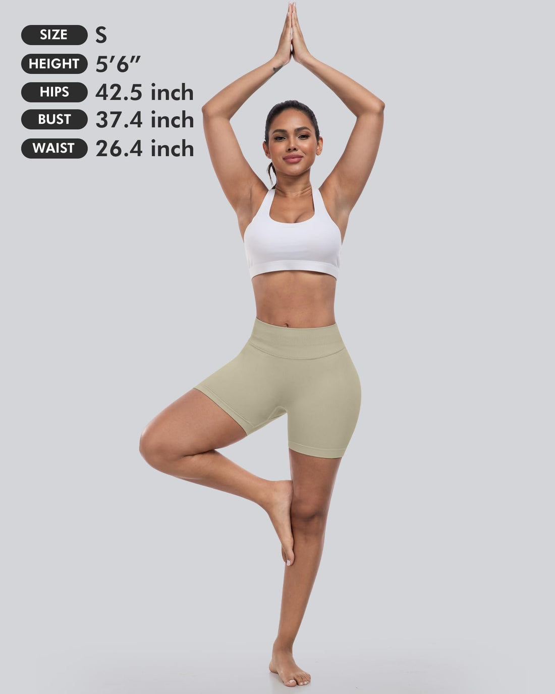 CHRLEISURE Workout Shorts for Women, High Waisted Butt Lifting Scrunch Sports Seamless Gym Shorts Set