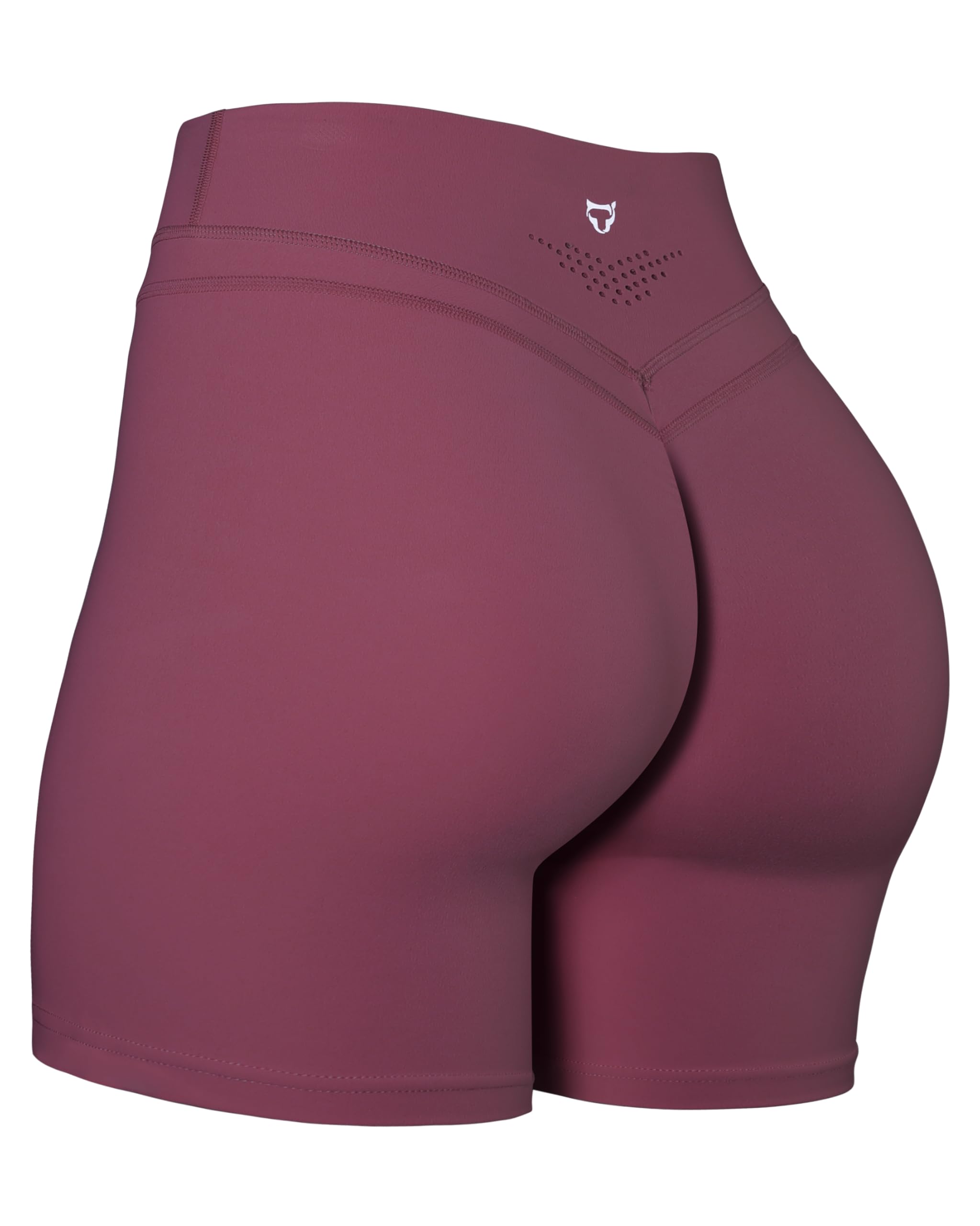 TomTiger Yoga Shorts for Women Tummy Control High Waist Biker Shorts Exercise Workout Curve Lifting Tights Short Pants