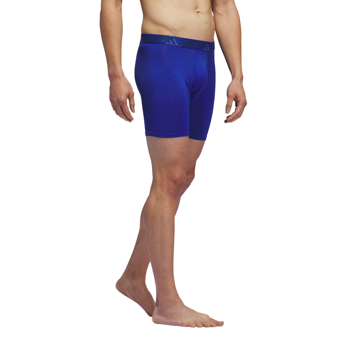 adidas Men's Microfiber Boxer Briefs (3-pack) performance Stretch Moisture-wicking Underwear