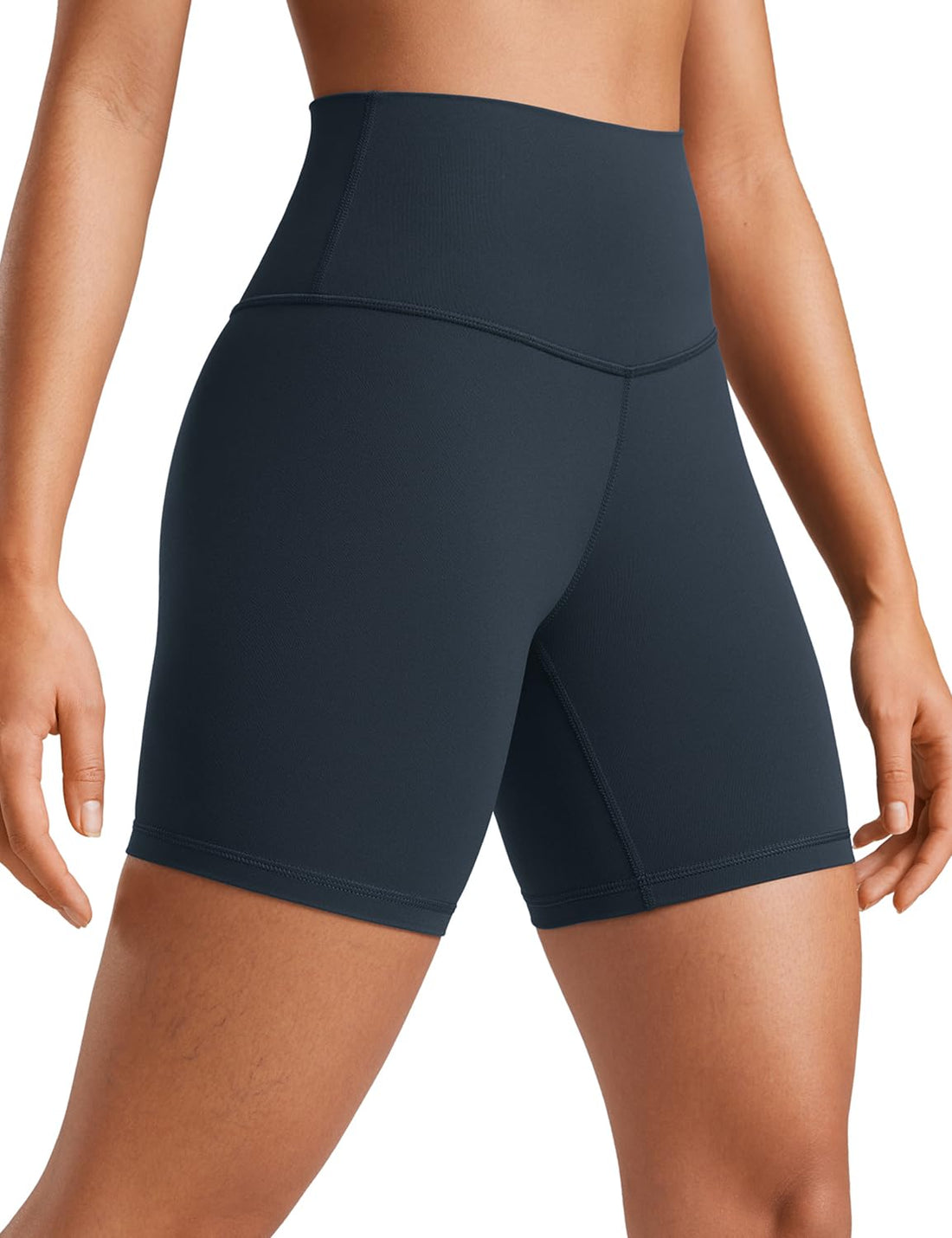 CRZ YOGA Butterluxe Biker Shorts 6" | Extremely Soft, Gentle Compression, Yoga, High Waisted, for Women