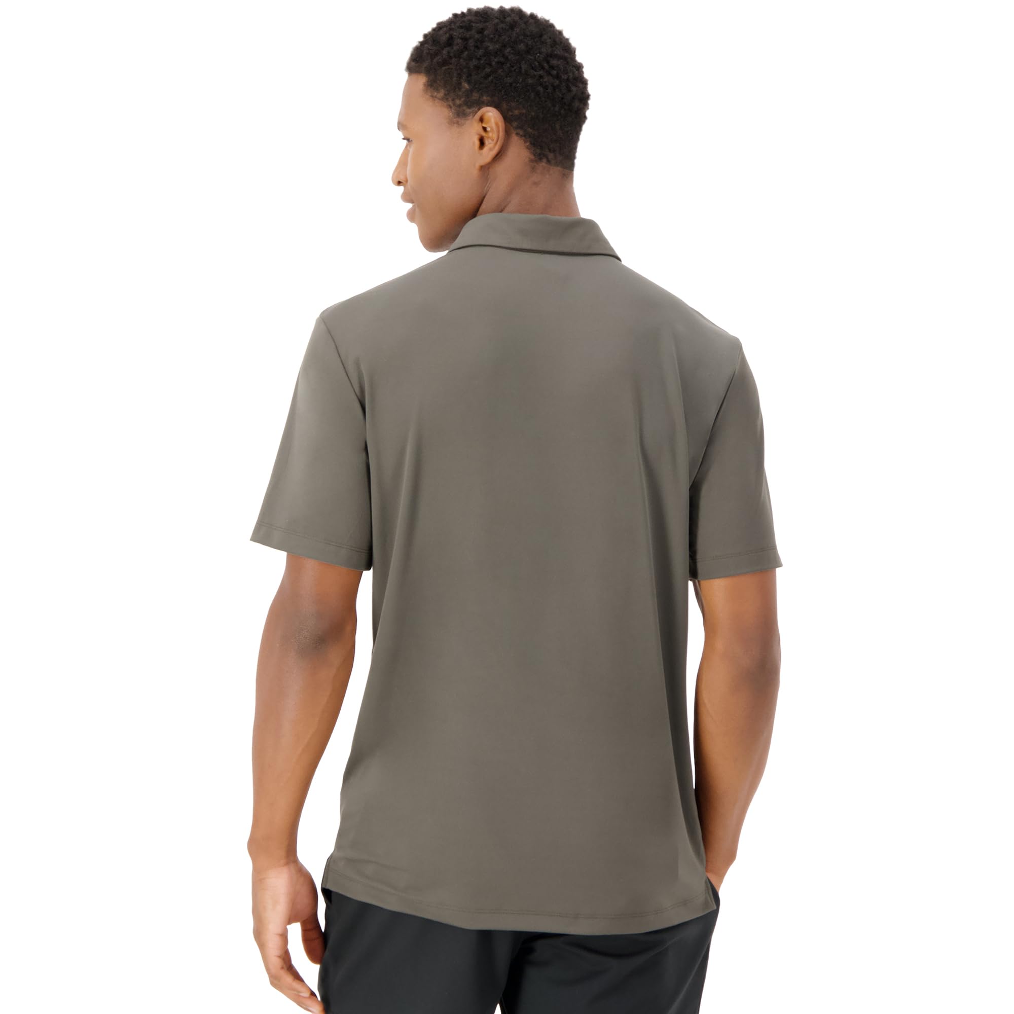 Hanes Men's Moves Performance Polo, Short Sleeve Polo Shirt for Men, Moisture-Wicking
