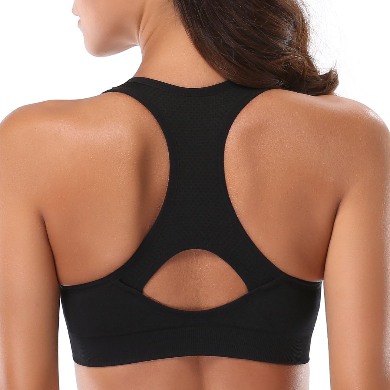MIRITY Women Racerback Sports Bras - High Impact Workout Gym Activewear Bra