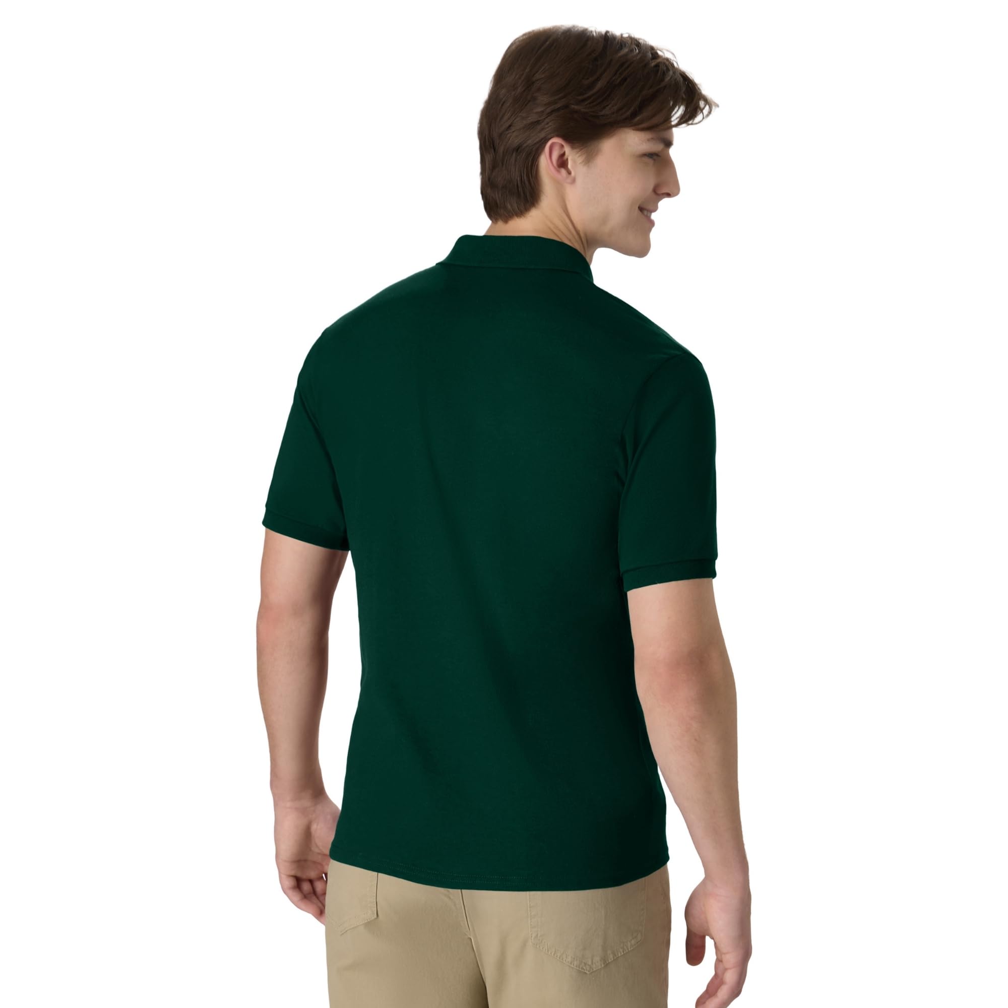 Hanes Men's Short Sleeve Jersey Pocket Polo (Pack of 2)