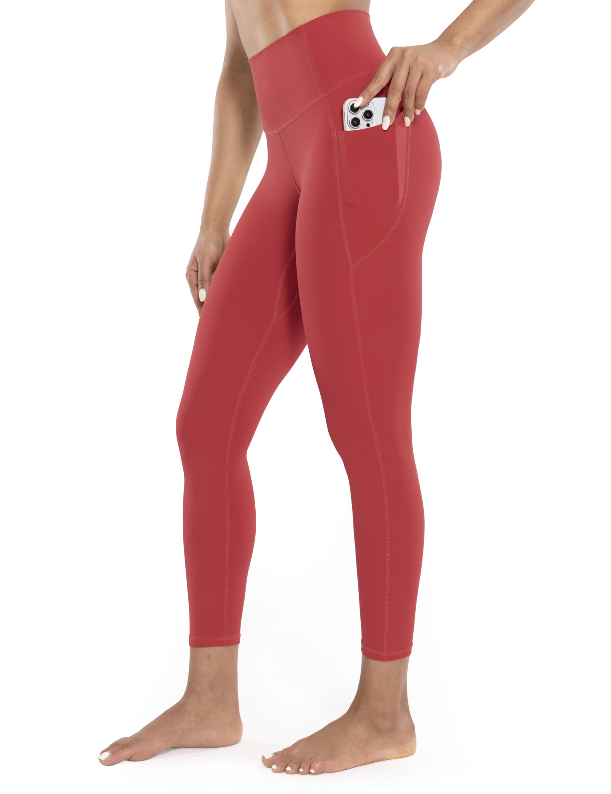 ENERBLOOM Workout Leggings with Pockets for Women High Waist 25"/28"