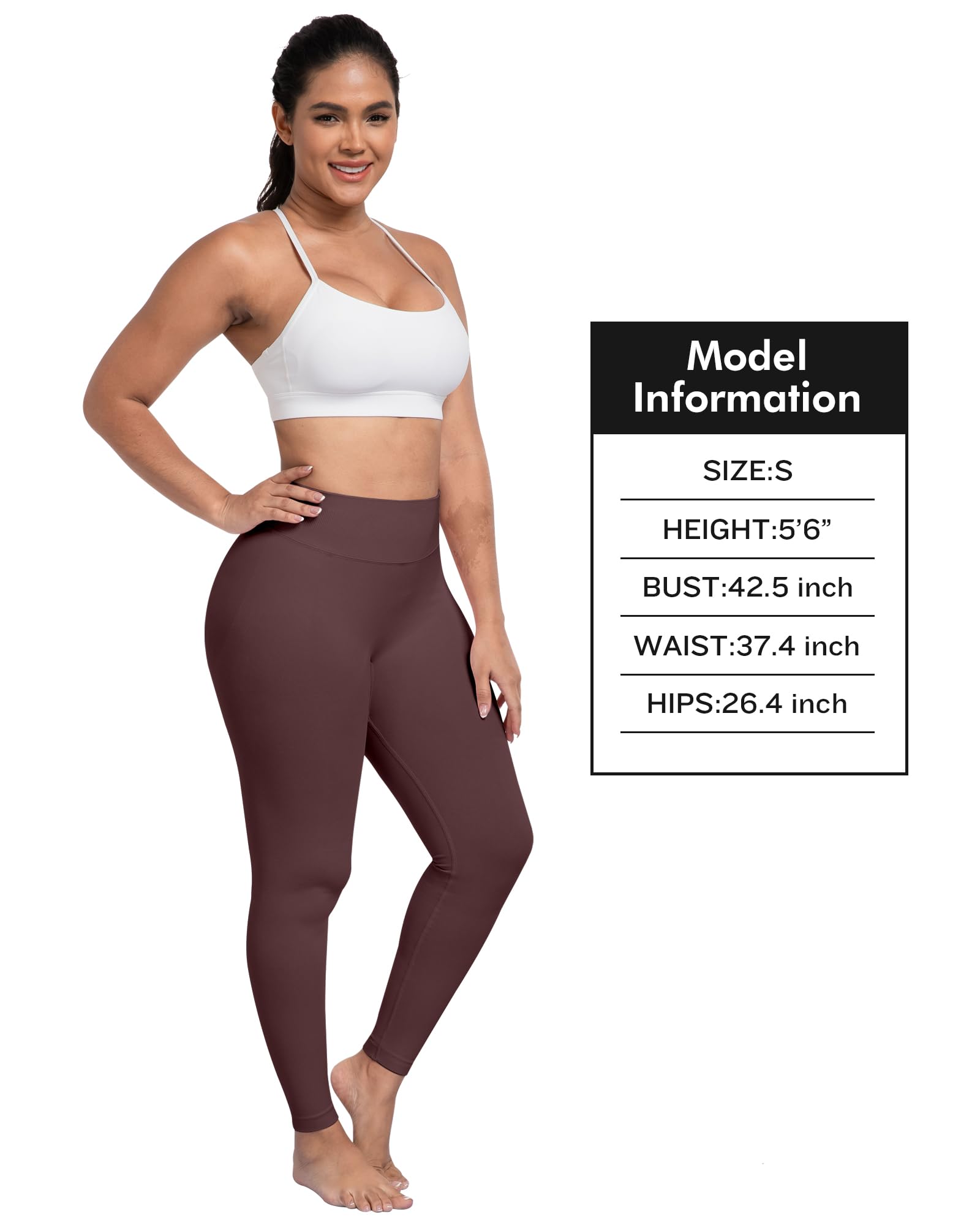ATHVOTAR Workout Gym Leggings Women, High Waisted Seamless Butt Lifting Scrunch Butt Sports Leggings