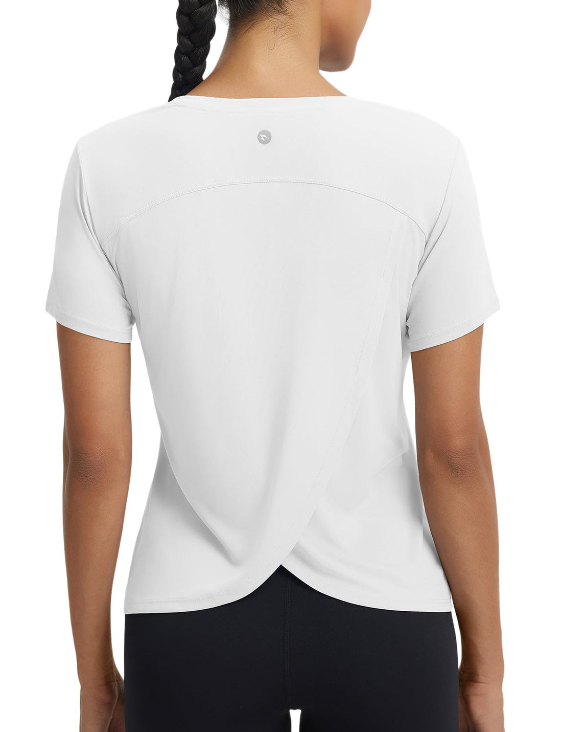 baleaf Women's Athletic Tops Short Sleeve Workout Shirts | Quick Dry, Moisture-wicking, Breathable, Lightweight, Stretchy, Sun Protection, Crew Neck, for Running, Gym, Tennis, Yoga