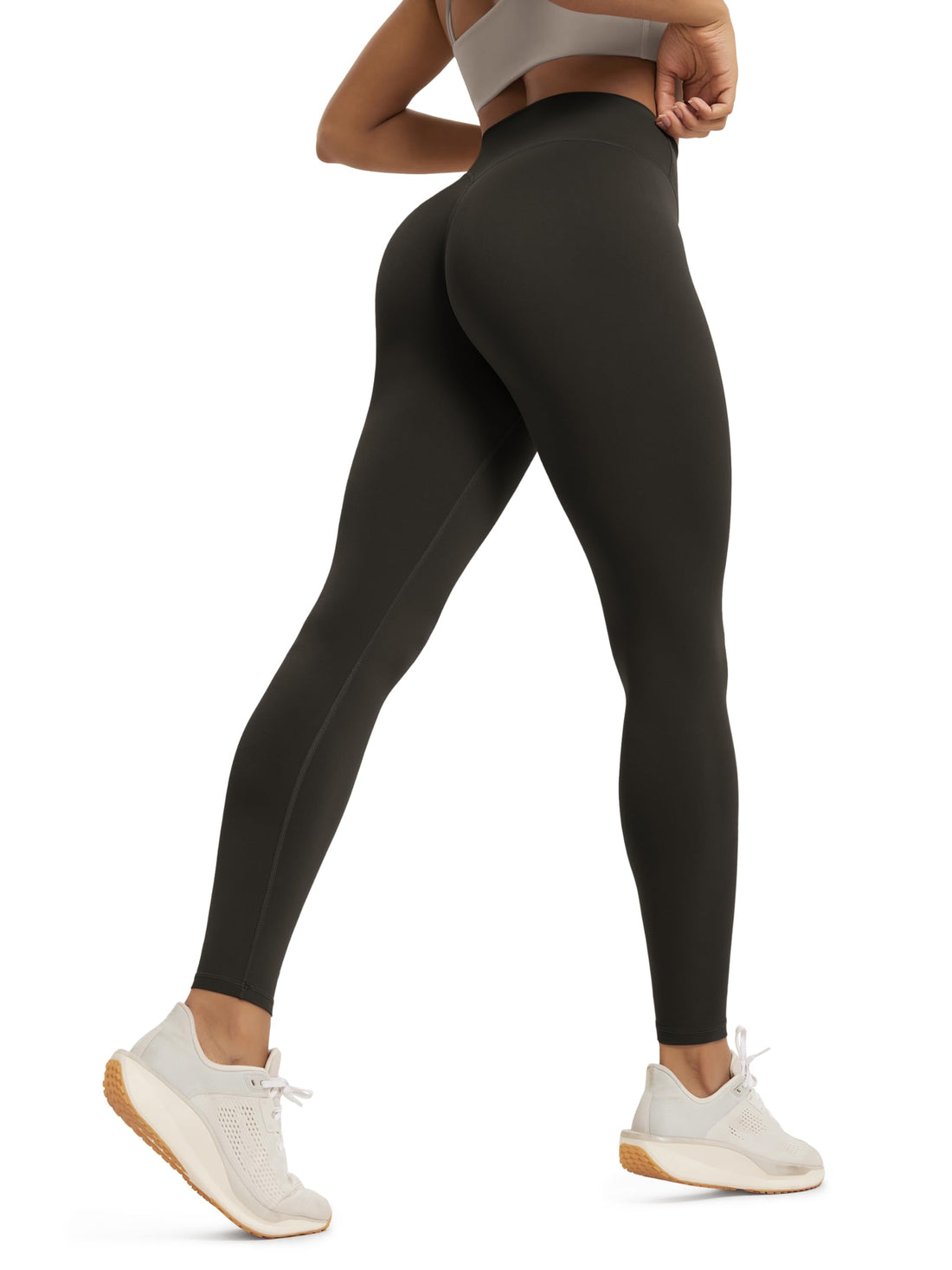 ODODOS Hidden Scrunch Butt Lifting Leggings for Women - 25" / 27" / 29" No Front Seam High Waist Booty Sculpting Yoga Pants