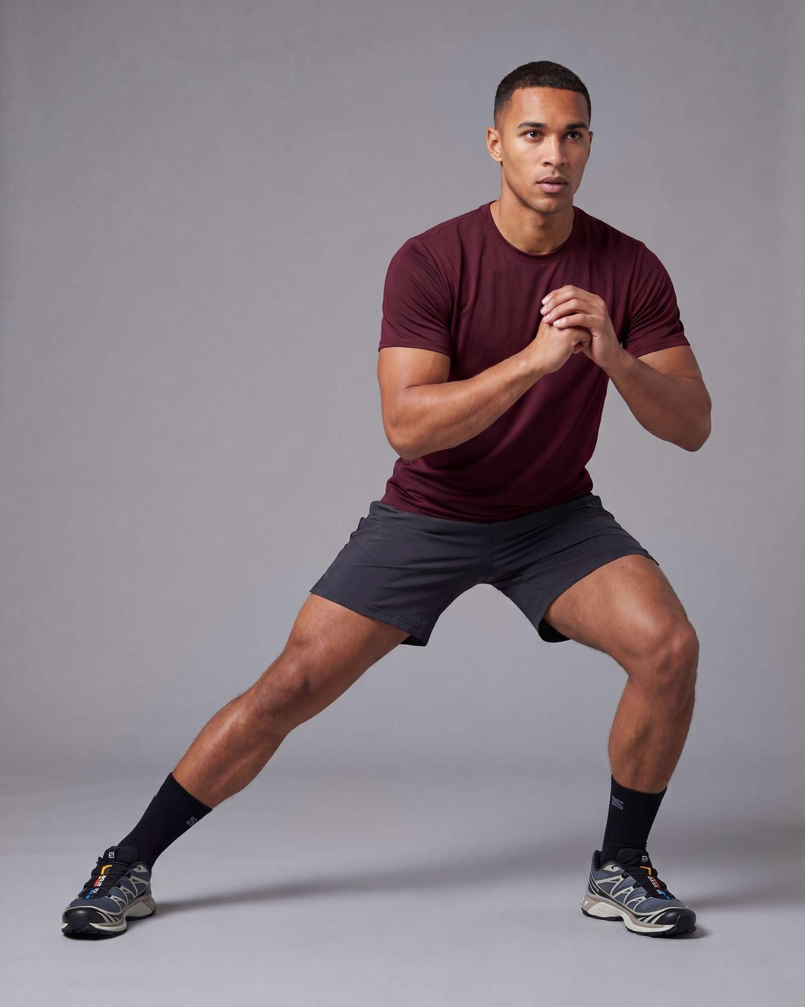 5 Pack Men's Dry Fit Short Sleeve Crew T Shirts Gym Tees Athletic Workout | Breeze Tech, Cooling Moisture Wicking Breathable, Soft Casual Workout, Running Hiking Exercise Soccer