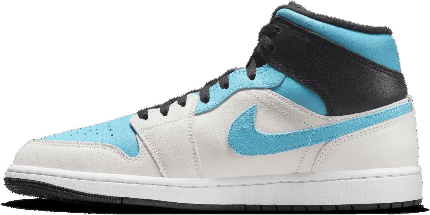 Jordan Air 1 Mid Se - Men's (Summit White/Blue Chill/Anthracite)