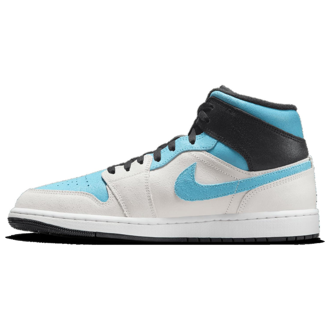 Jordan Air 1 Mid Se - Men's (Summit White/Blue Chill/Anthracite)