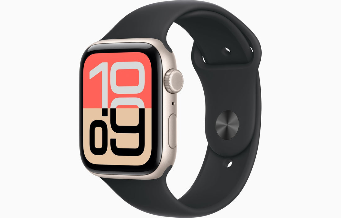 Apple Watch SE 3 [GPS + Cellular, 40mm] Midnight Aluminum Case with Black Sport Band, S/M (Renewed)