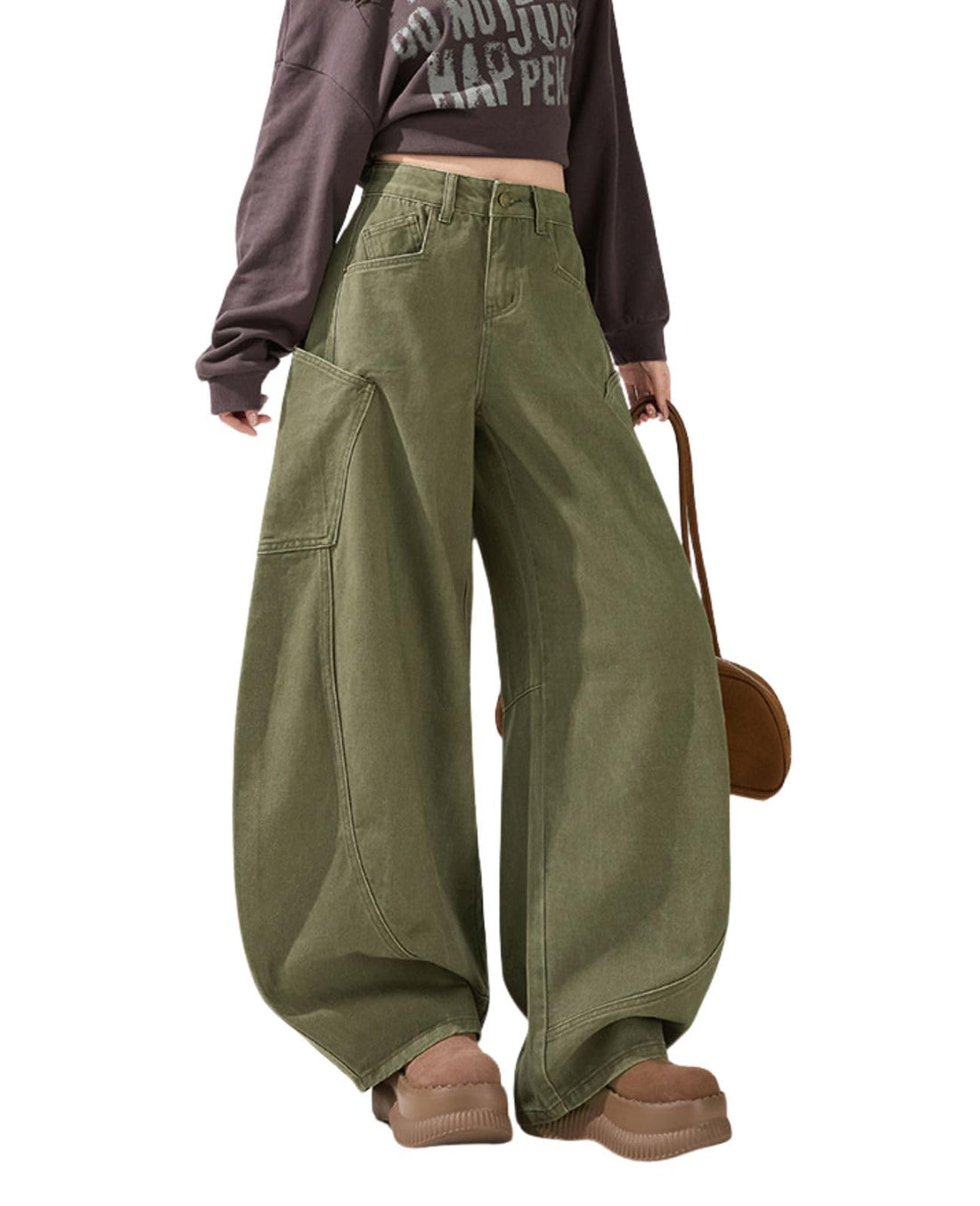 Baggy Jeans for Woman Men High Waisted Barrel Leg Jeans Casual Loose Denim Pants Streetwear Clothes