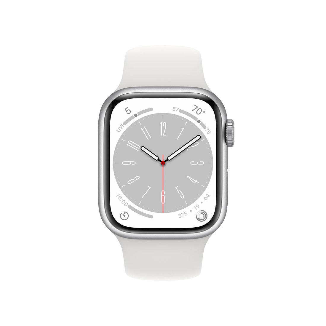 Apple Watch Series 8 [GPS, 45mm] - Midnight Aluminum Case with Midnight Sport Band, M/L (Renewed)