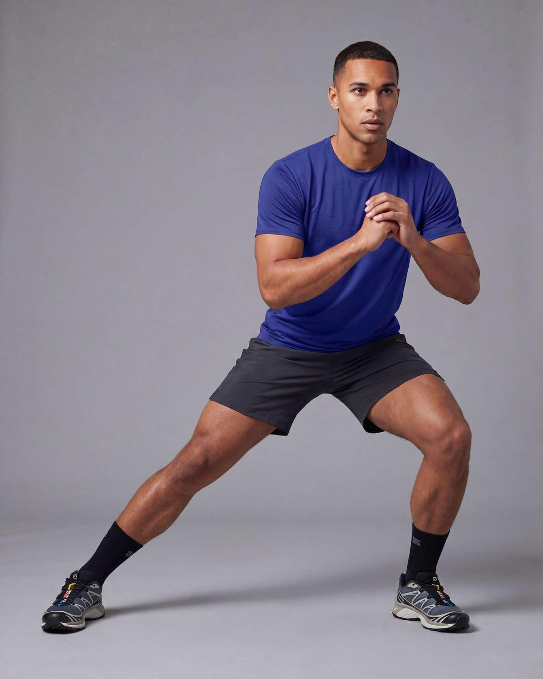 5 Pack Men's Dry Fit Short Sleeve Crew T Shirts Gym Tees Athletic Workout | Breeze Tech, Cooling Moisture Wicking Breathable, Soft Casual Workout, Running Hiking Exercise Soccer