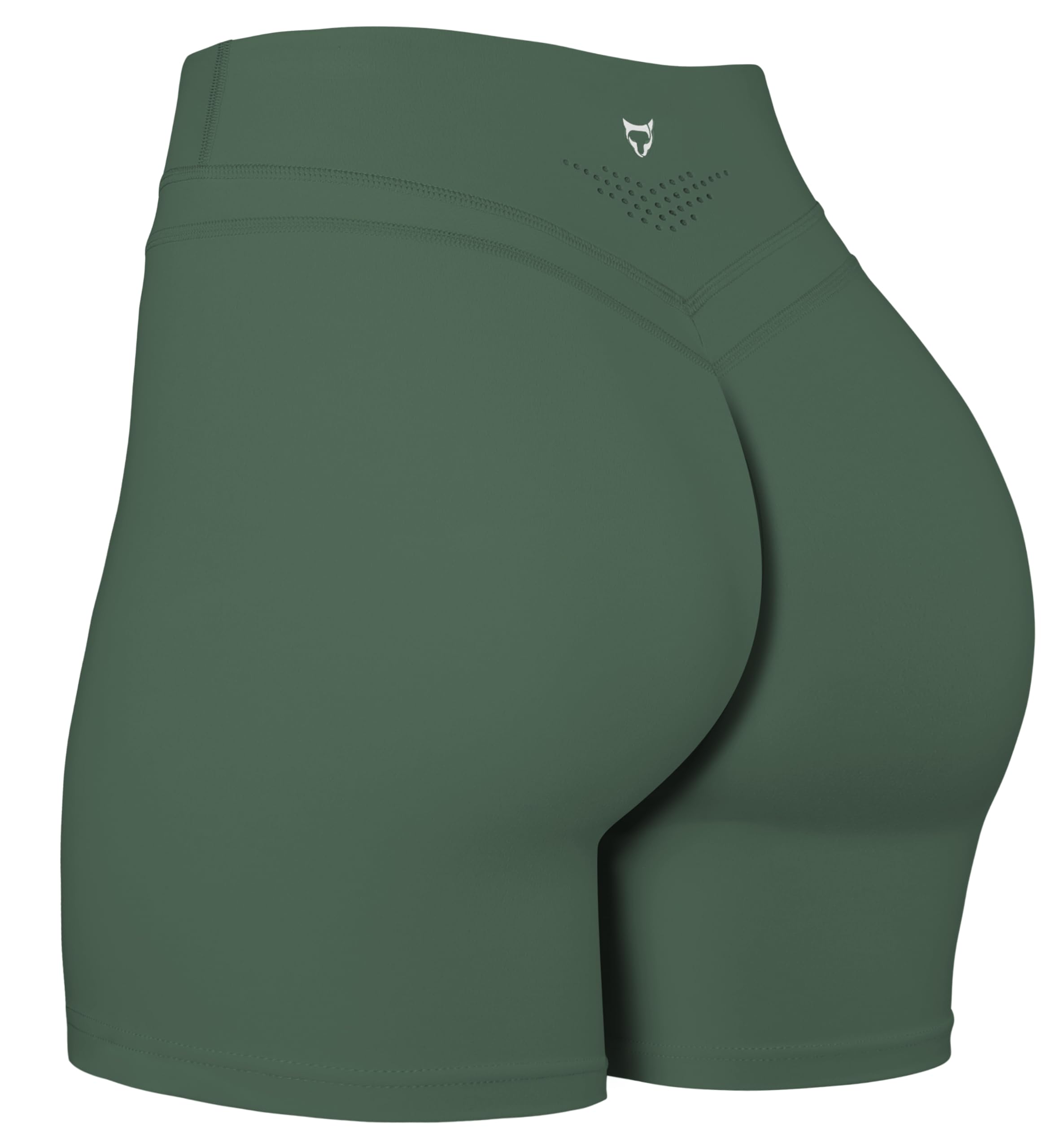 TomTiger Yoga Shorts for Women Tummy Control High Waist Biker Shorts Exercise Workout Curve Lifting Tights Short Pants