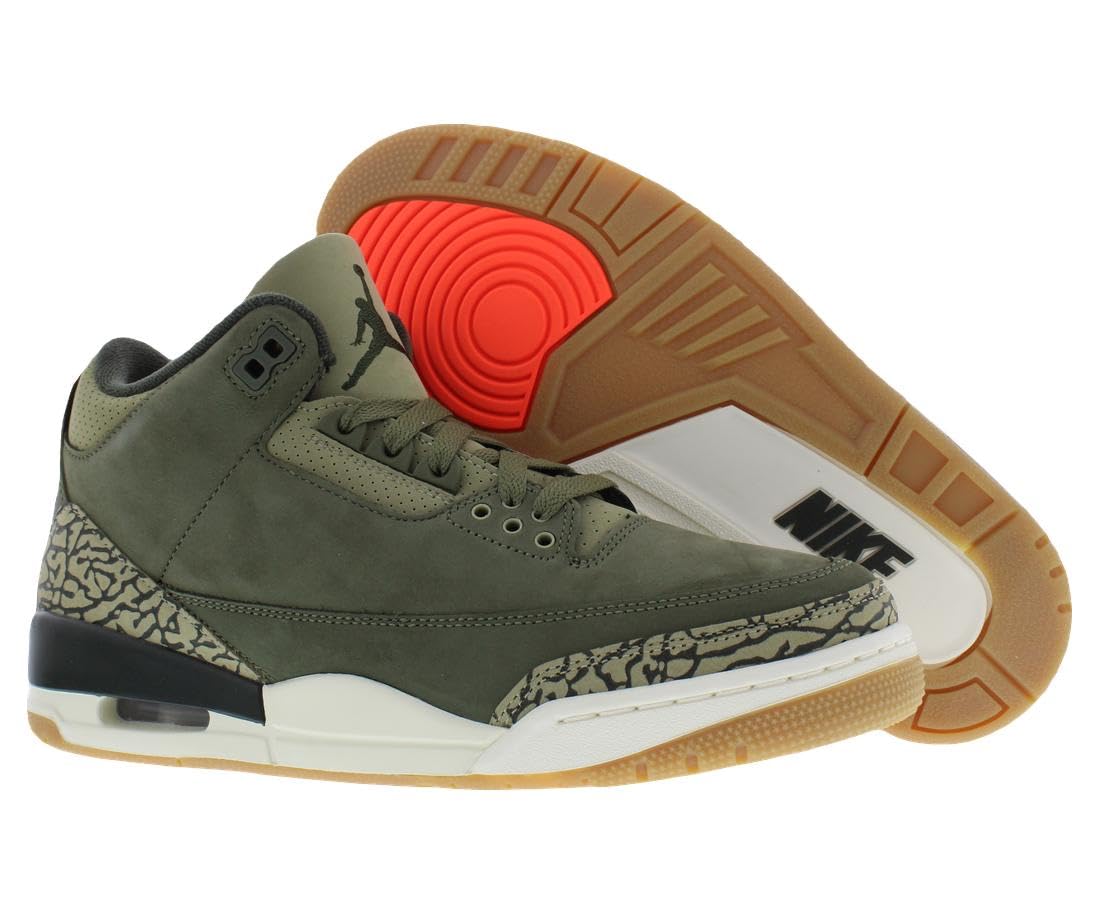 Jordan Air 3 Retro 'Medium Olive' (Olive Green)