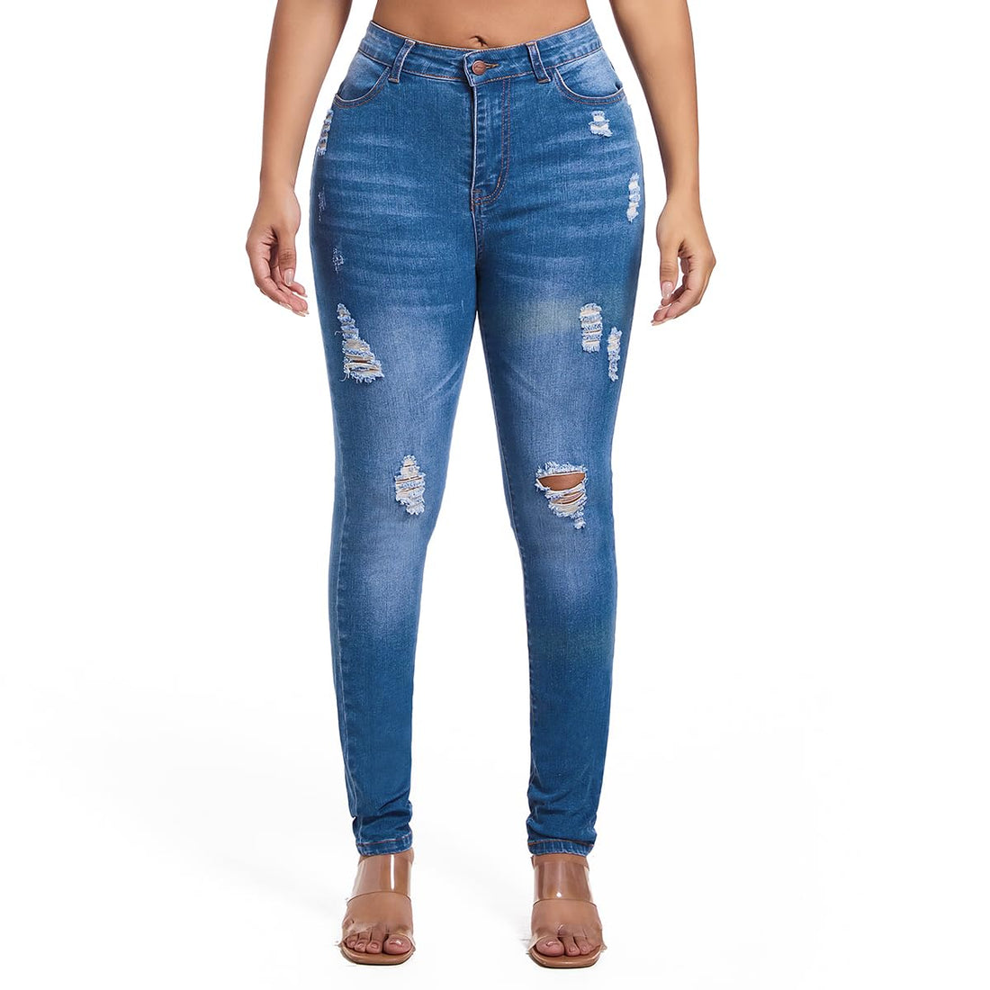 FISCLOSIN Women Colombian Design,Butt Lift,Sexy Skinny Jeans,Stretch Denim Pants