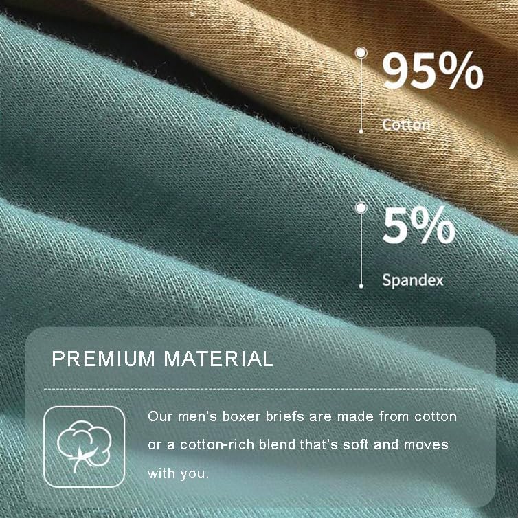 Men's underwear Cotton Boxer Briefs Multipack